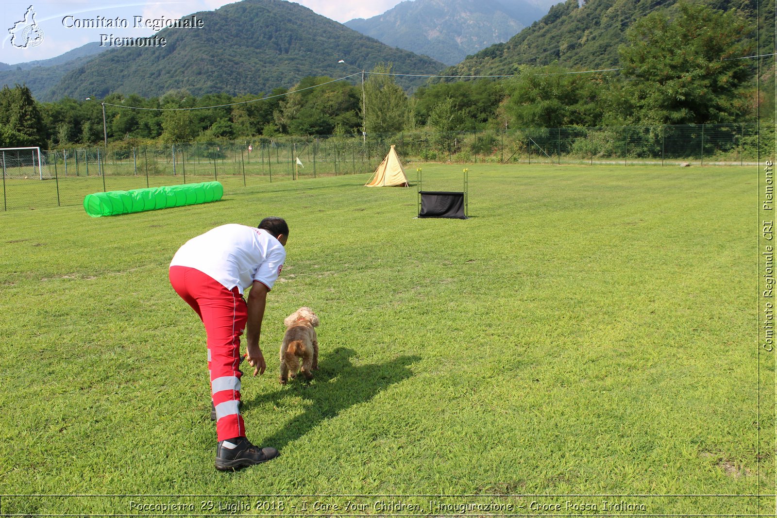 Roccapietra 29 Luglio 2018 - I Care Your Children, l'inaugurazione - Croce Rossa Italiana- Comitato Regionale del Piemonte