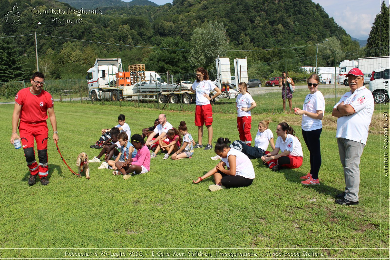 Roccapietra 29 Luglio 2018 - I Care Your Children, l'inaugurazione - Croce Rossa Italiana- Comitato Regionale del Piemonte