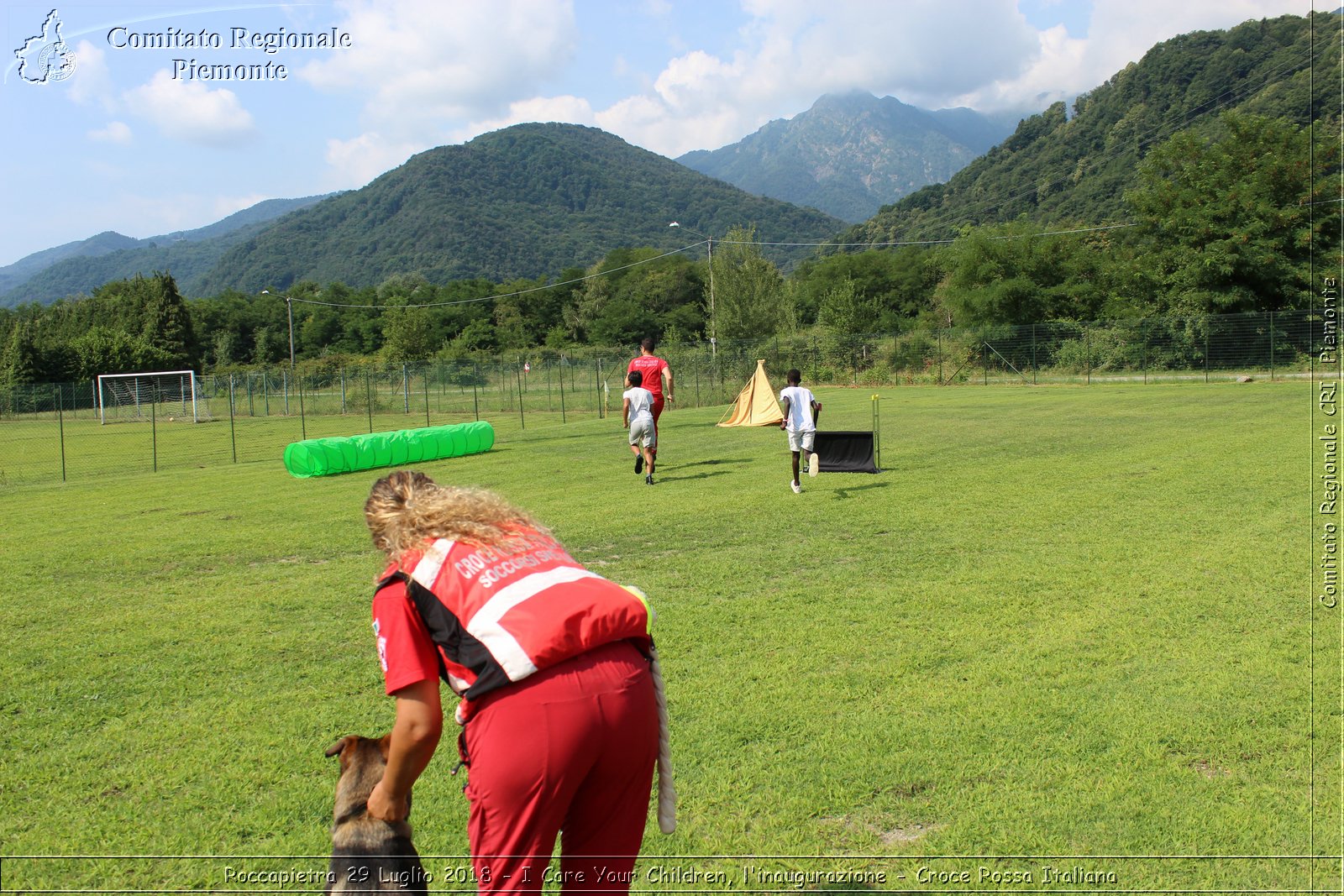 Roccapietra 29 Luglio 2018 - I Care Your Children, l'inaugurazione - Croce Rossa Italiana- Comitato Regionale del Piemonte