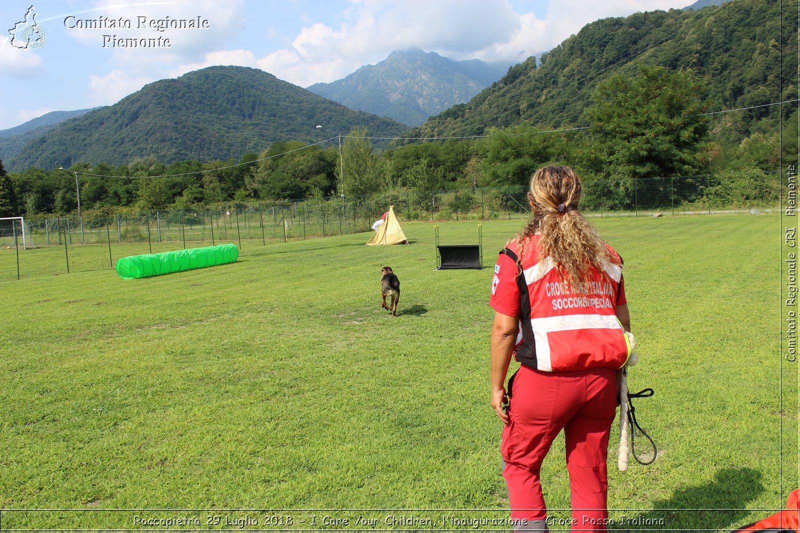 Roccapietra 29 Luglio 2018 - I Care Your Children, l'inaugurazione - Croce Rossa Italiana- Comitato Regionale del Piemonte