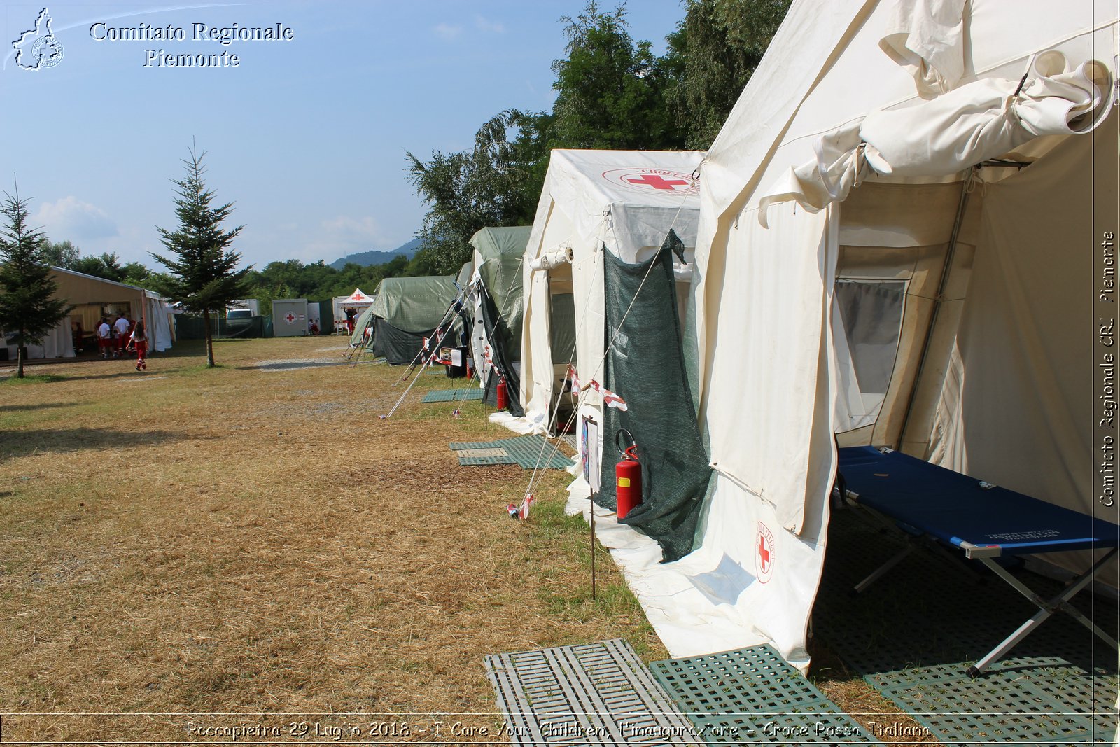 Roccapietra 29 Luglio 2018 - I Care Your Children, l'inaugurazione - Croce Rossa Italiana- Comitato Regionale del Piemonte