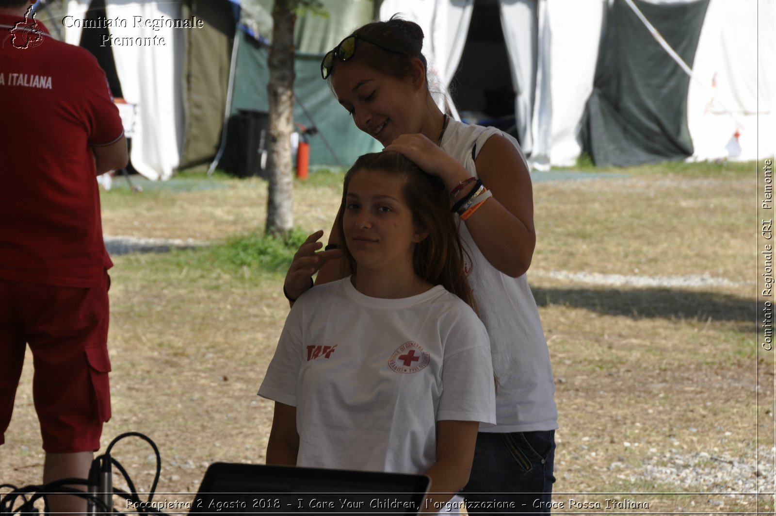 Roccapietra 2 Agosto 2018 - I Care Your Children, l'organizzazione - Croce Rossa Italiana- Comitato Regionale del Piemonte