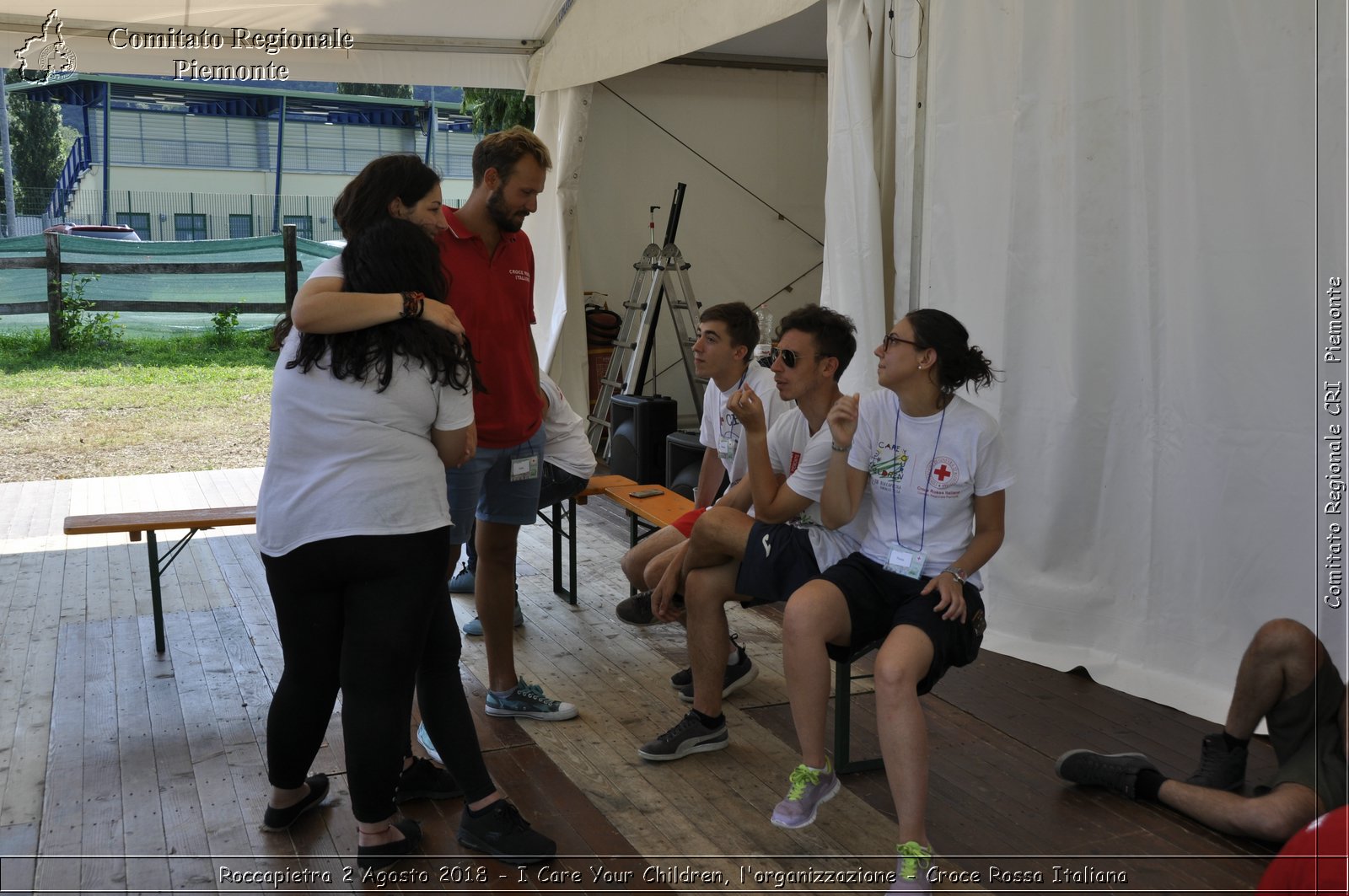 Roccapietra 2 Agosto 2018 - I Care Your Children, l'organizzazione - Croce Rossa Italiana- Comitato Regionale del Piemonte