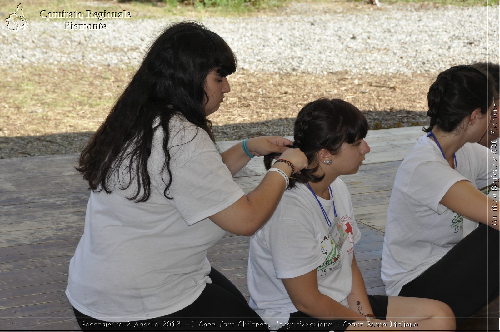 Roccapietra 2 Agosto 2018 - I Care Your Children, l'organizzazione - Croce Rossa Italiana- Comitato Regionale del Piemonte