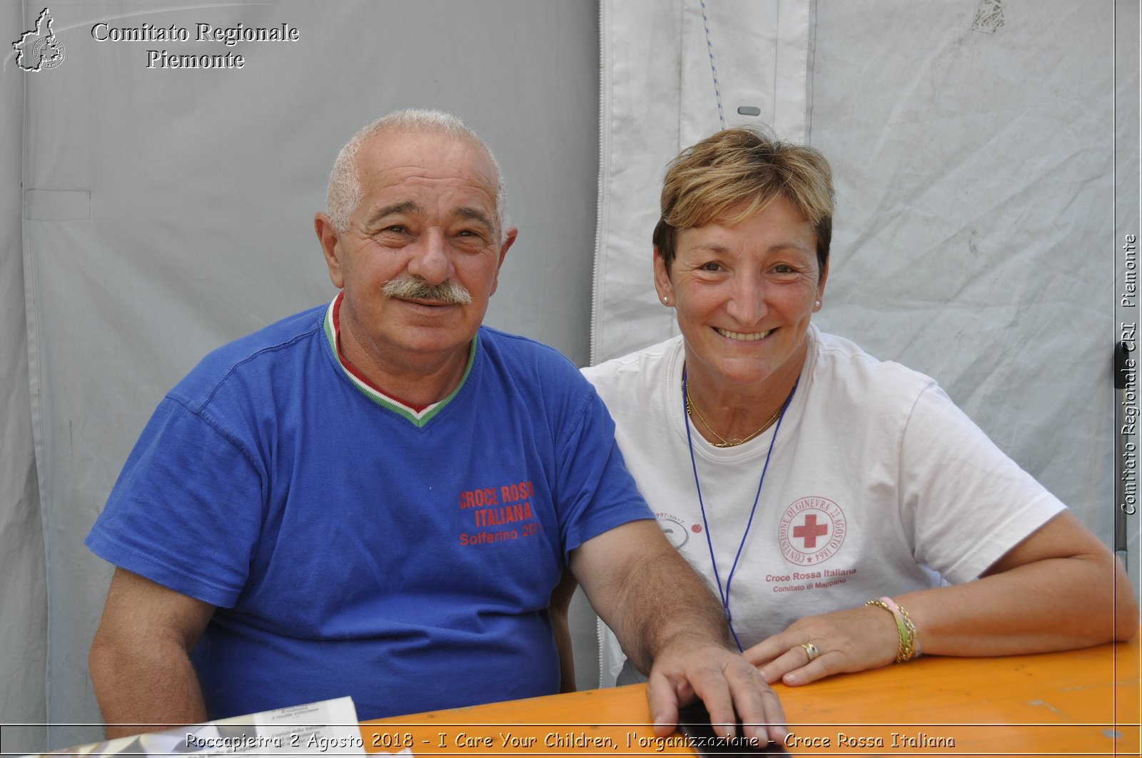 Roccapietra 2 Agosto 2018 - I Care Your Children, l'organizzazione - Croce Rossa Italiana- Comitato Regionale del Piemonte