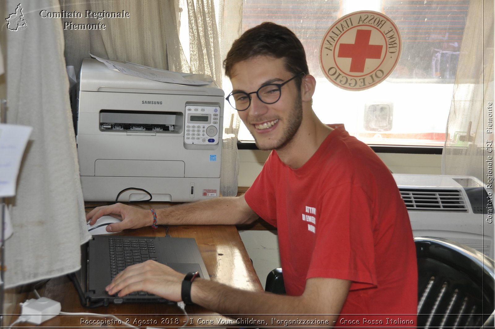 Roccapietra 2 Agosto 2018 - I Care Your Children, l'organizzazione - Croce Rossa Italiana- Comitato Regionale del Piemonte