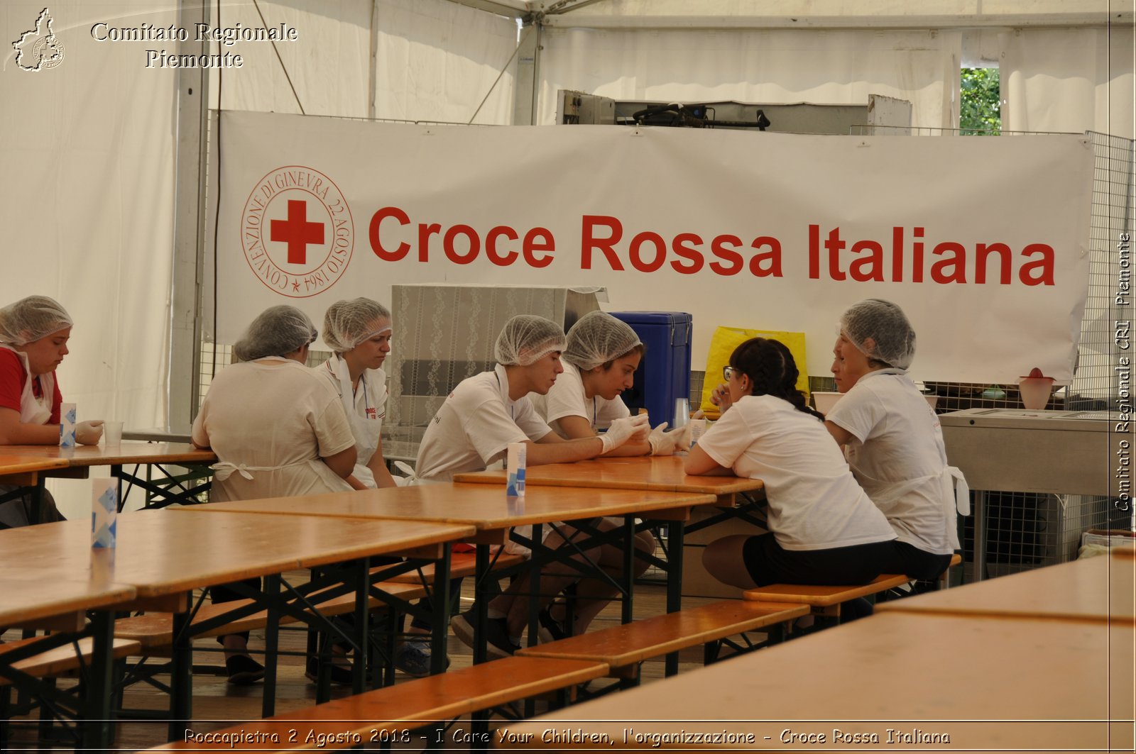 Roccapietra 2 Agosto 2018 - I Care Your Children, l'organizzazione - Croce Rossa Italiana- Comitato Regionale del Piemonte