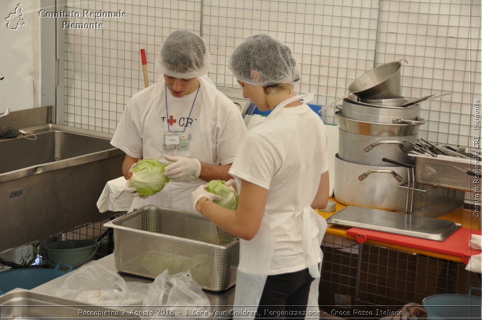 Roccapietra 2 Agosto 2018 - I Care Your Children, l'organizzazione - Croce Rossa Italiana- Comitato Regionale del Piemonte