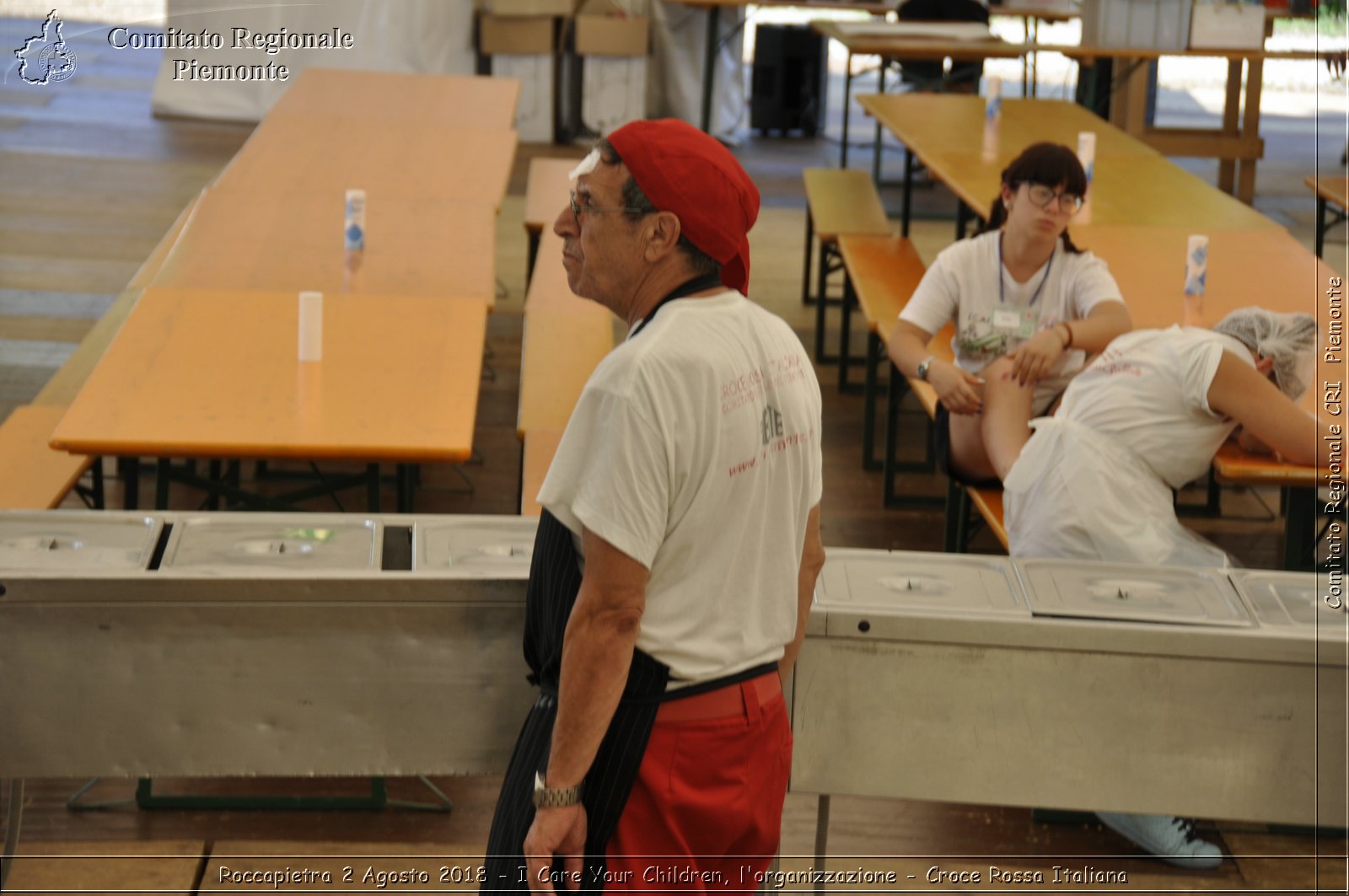 Roccapietra 2 Agosto 2018 - I Care Your Children, l'organizzazione - Croce Rossa Italiana- Comitato Regionale del Piemonte