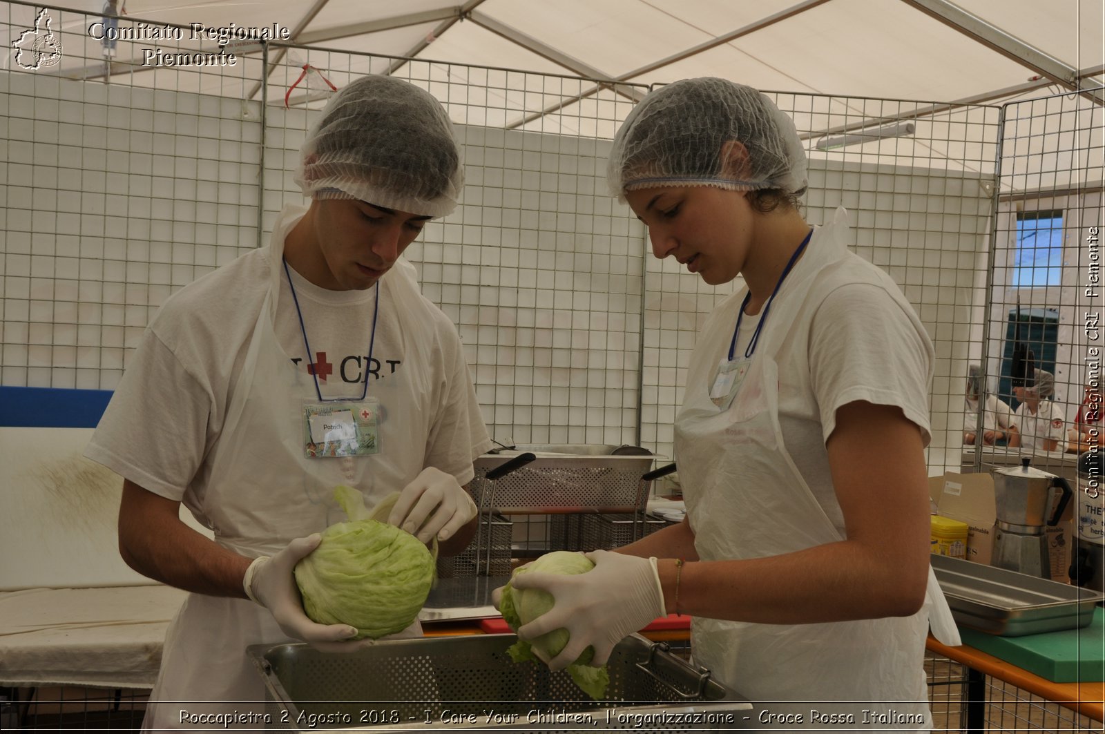 Roccapietra 2 Agosto 2018 - I Care Your Children, l'organizzazione - Croce Rossa Italiana- Comitato Regionale del Piemonte