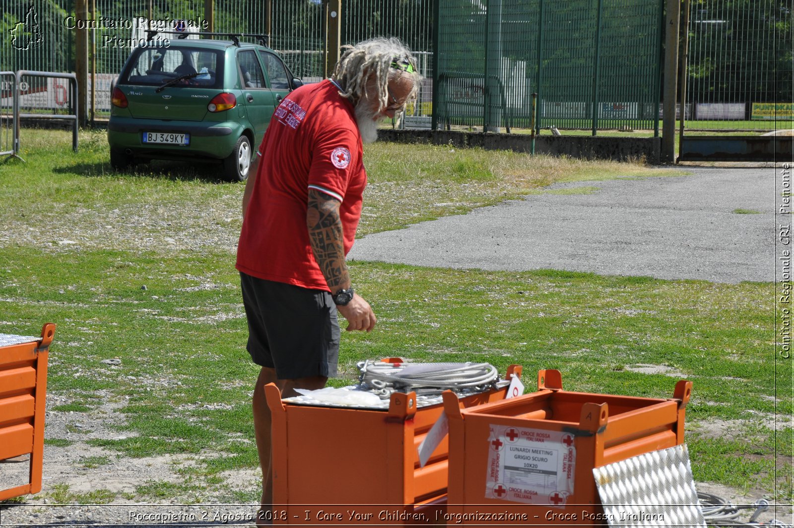 Roccapietra 2 Agosto 2018 - I Care Your Children, l'organizzazione - Croce Rossa Italiana- Comitato Regionale del Piemonte