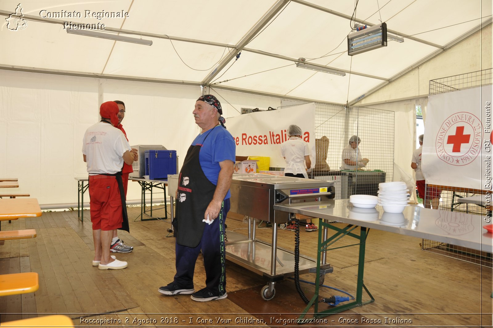 Roccapietra 2 Agosto 2018 - I Care Your Children, l'organizzazione - Croce Rossa Italiana- Comitato Regionale del Piemonte