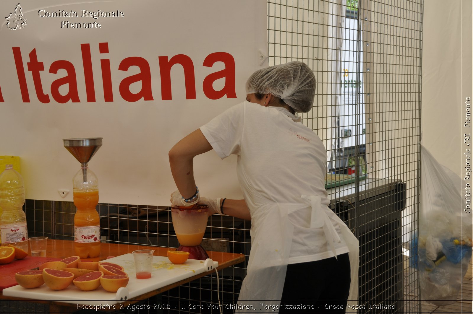 Roccapietra 2 Agosto 2018 - I Care Your Children, l'organizzazione - Croce Rossa Italiana- Comitato Regionale del Piemonte