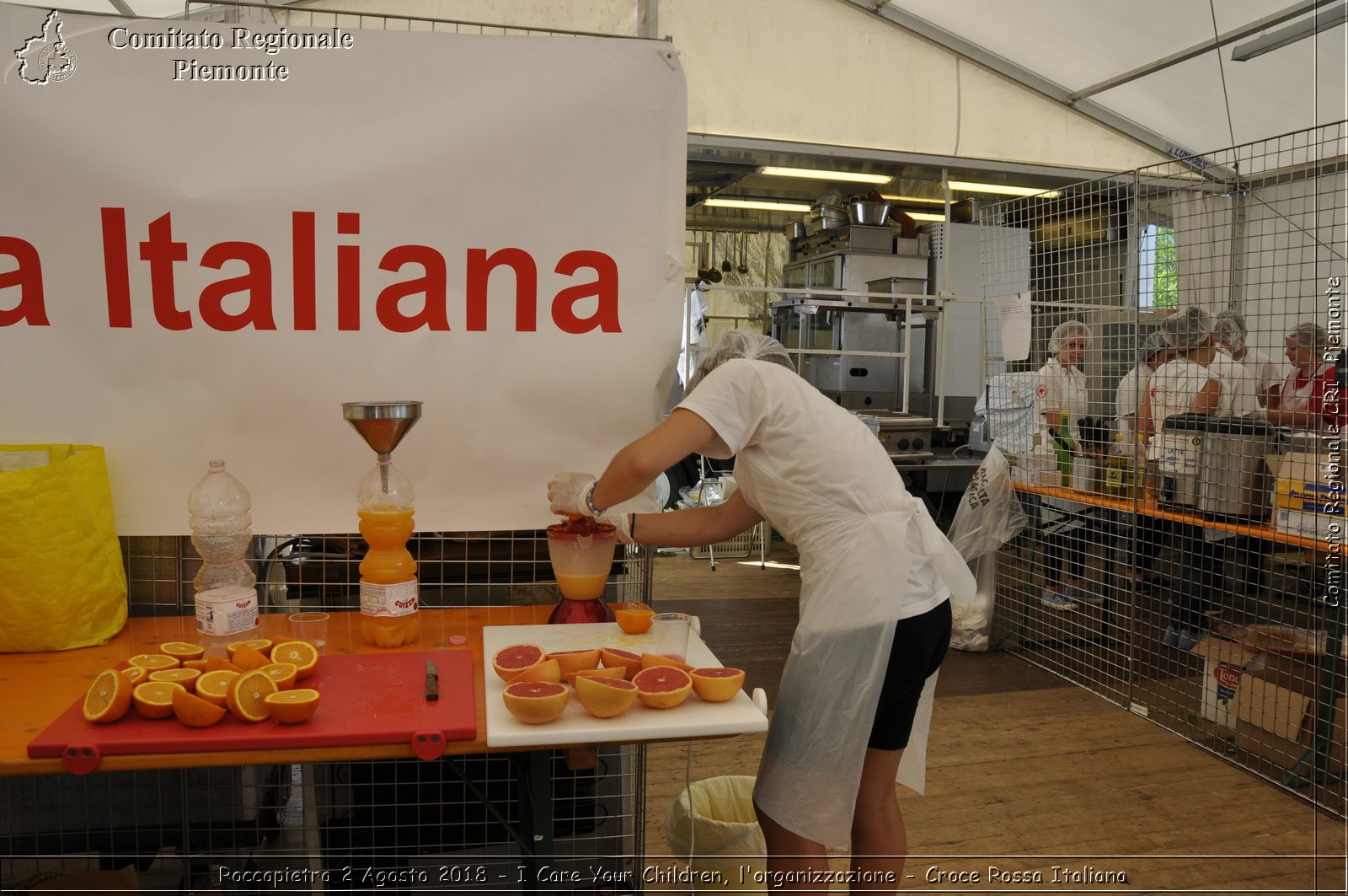 Roccapietra 2 Agosto 2018 - I Care Your Children, l'organizzazione - Croce Rossa Italiana- Comitato Regionale del Piemonte