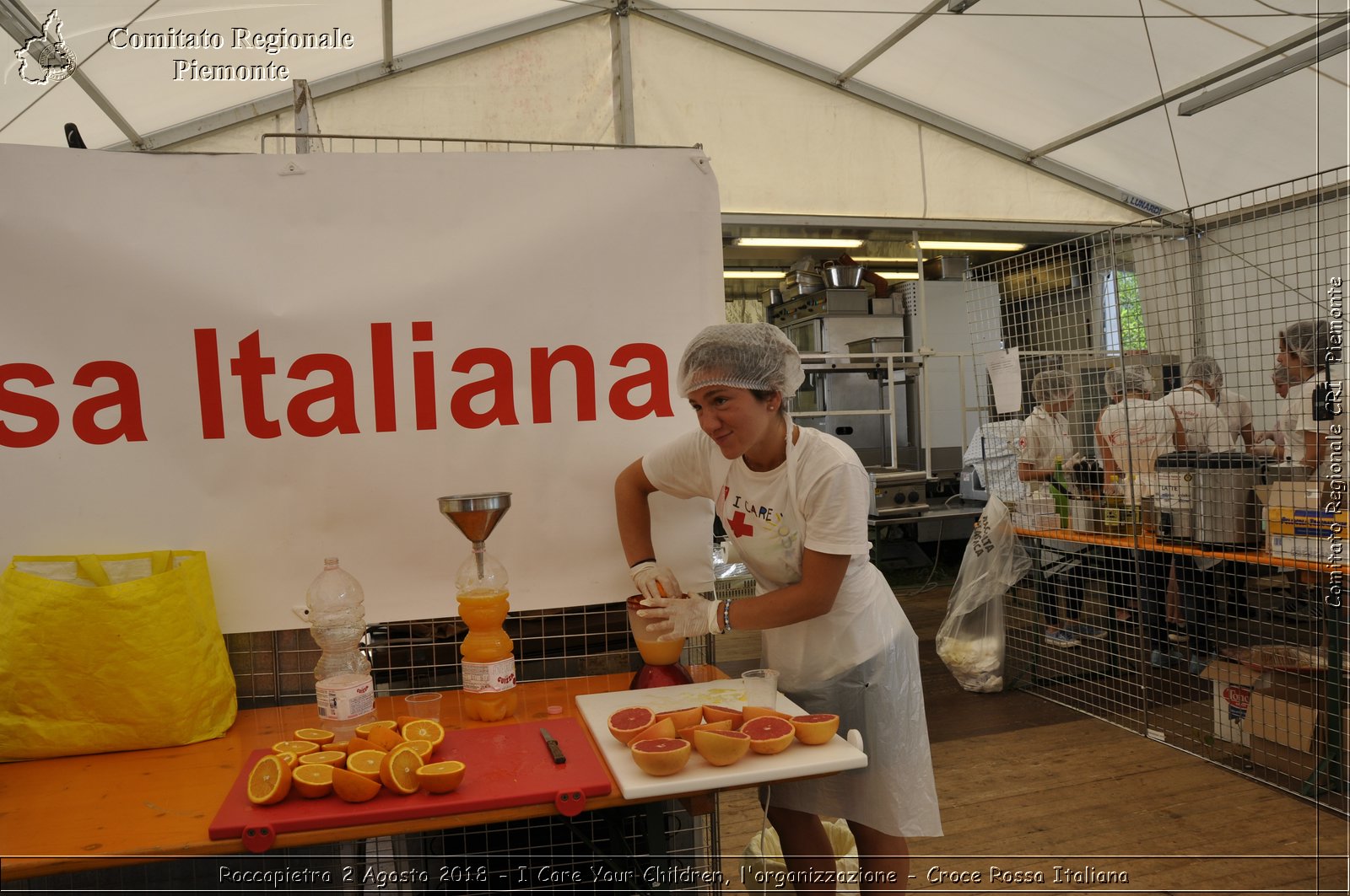 Roccapietra 2 Agosto 2018 - I Care Your Children, l'organizzazione - Croce Rossa Italiana- Comitato Regionale del Piemonte