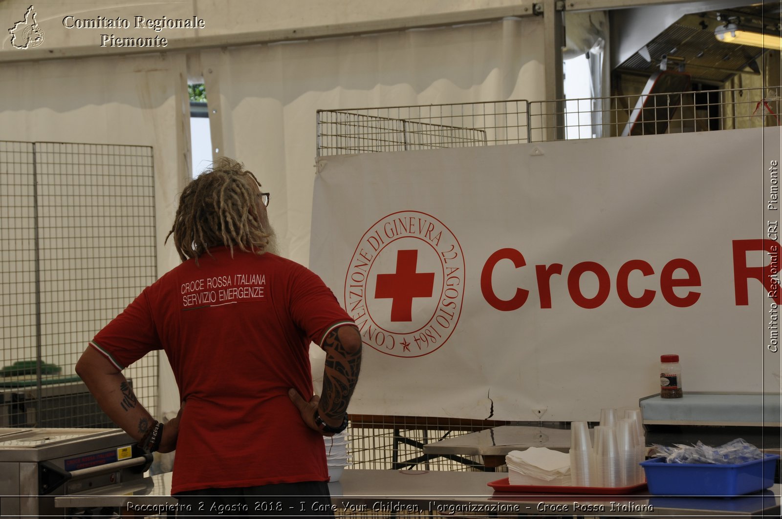 Roccapietra 2 Agosto 2018 - I Care Your Children, l'organizzazione - Croce Rossa Italiana- Comitato Regionale del Piemonte