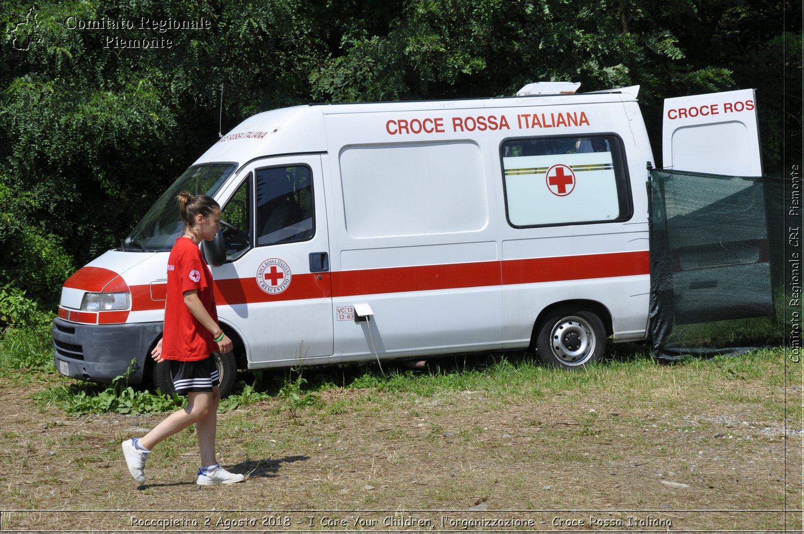 Roccapietra 2 Agosto 2018 - I Care Your Children, l'organizzazione - Croce Rossa Italiana- Comitato Regionale del Piemonte