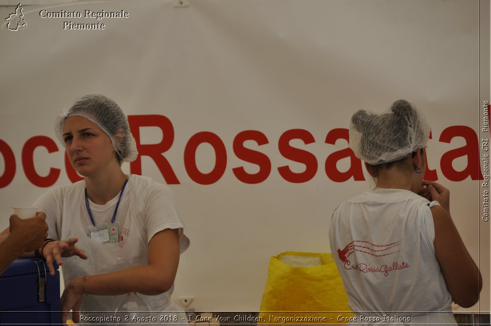 Roccapietra 2 Agosto 2018 - I Care Your Children, l'organizzazione - Croce Rossa Italiana- Comitato Regionale del Piemonte