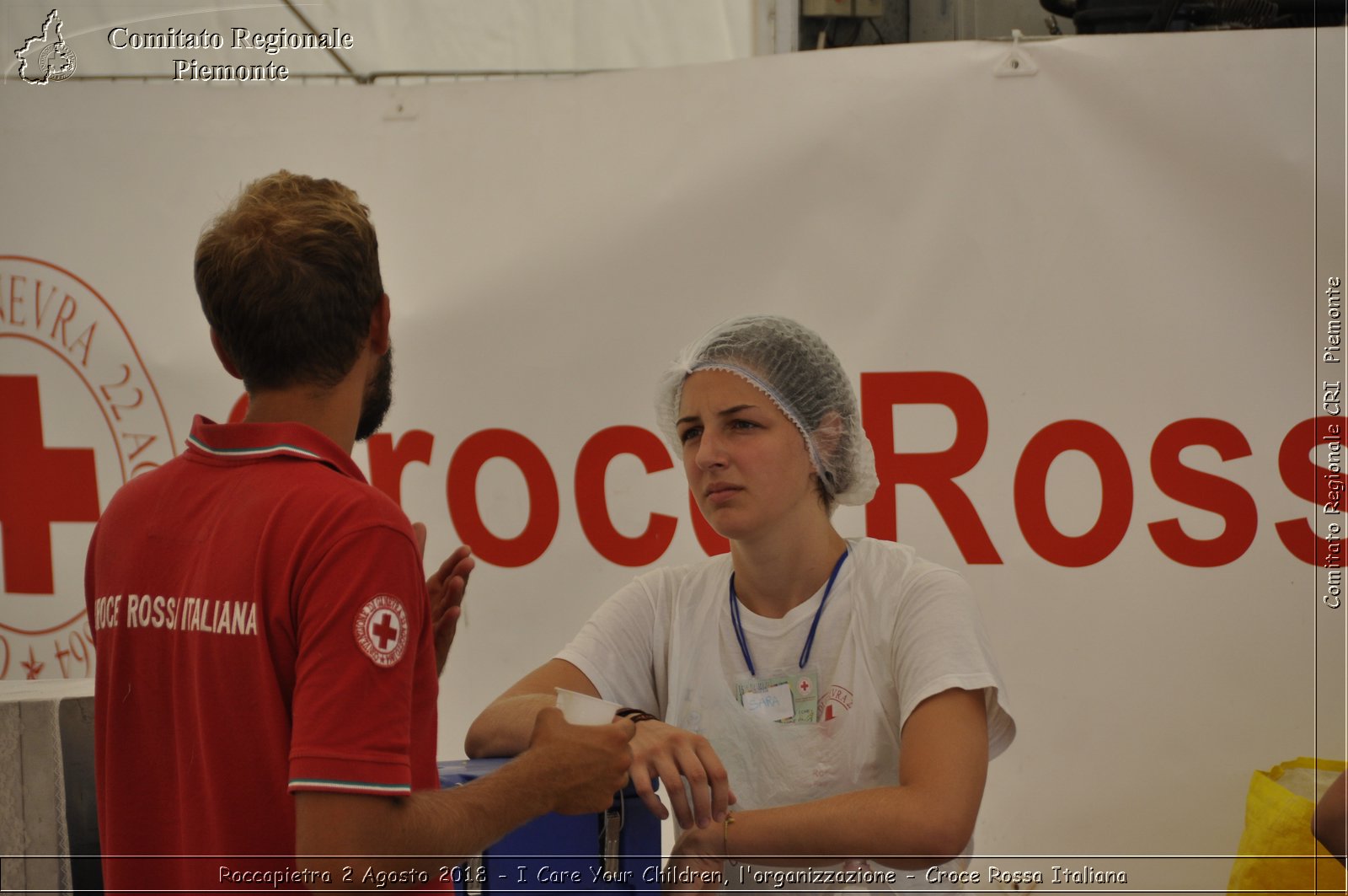 Roccapietra 2 Agosto 2018 - I Care Your Children, l'organizzazione - Croce Rossa Italiana- Comitato Regionale del Piemonte