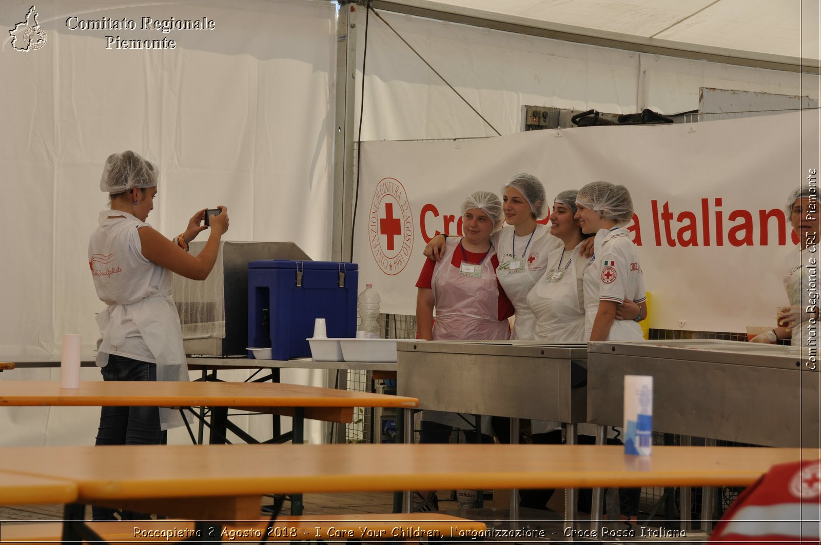 Roccapietra 2 Agosto 2018 - I Care Your Children, l'organizzazione - Croce Rossa Italiana- Comitato Regionale del Piemonte