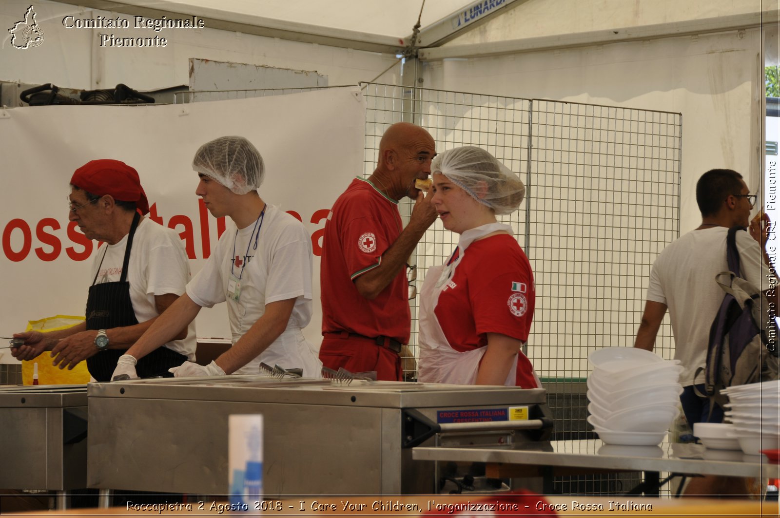 Roccapietra 2 Agosto 2018 - I Care Your Children, l'organizzazione - Croce Rossa Italiana- Comitato Regionale del Piemonte