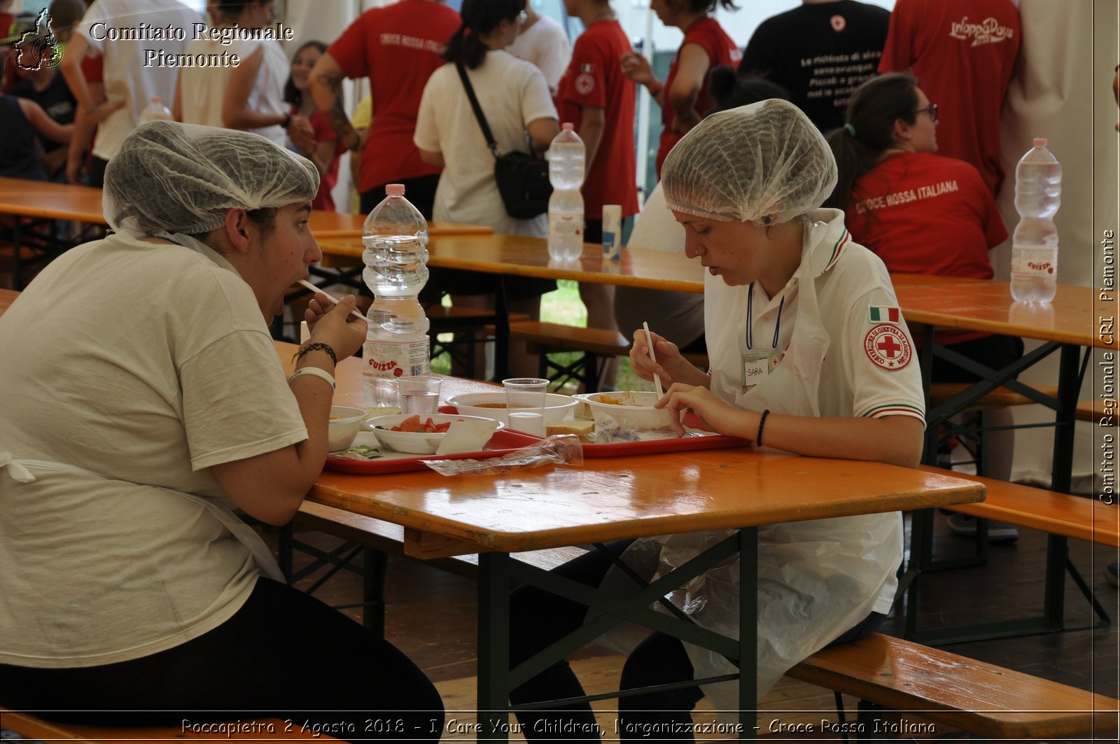 Roccapietra 2 Agosto 2018 - I Care Your Children, l'organizzazione - Croce Rossa Italiana- Comitato Regionale del Piemonte