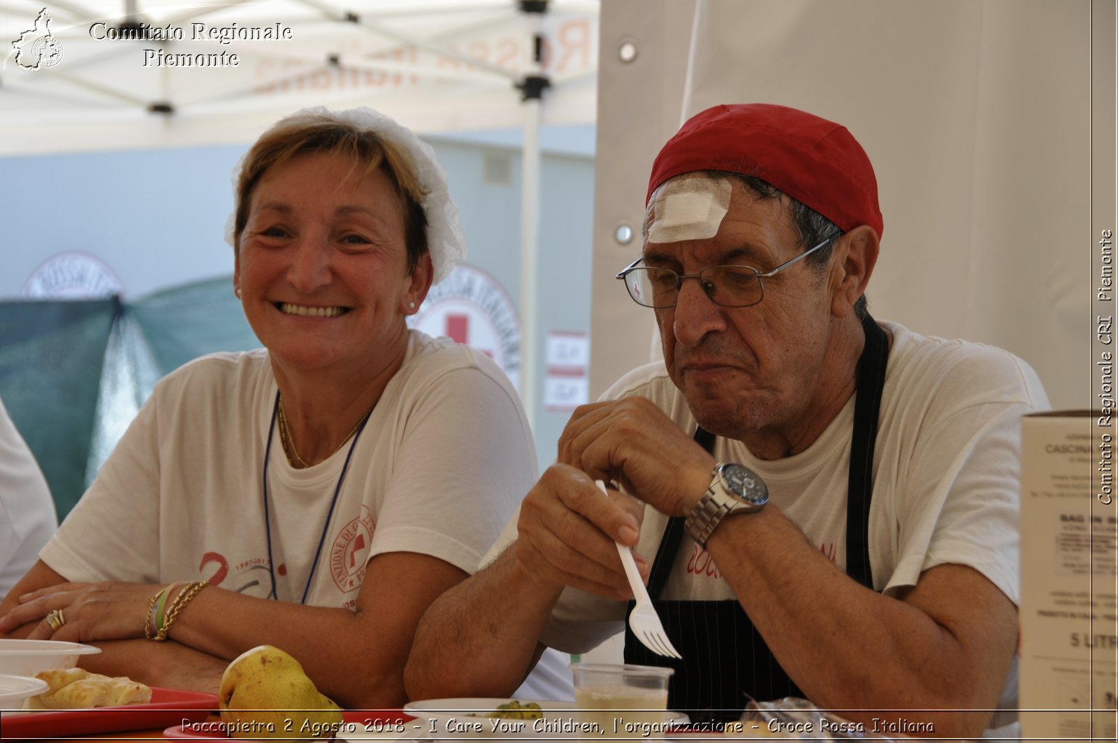 Roccapietra 2 Agosto 2018 - I Care Your Children, l'organizzazione - Croce Rossa Italiana- Comitato Regionale del Piemonte