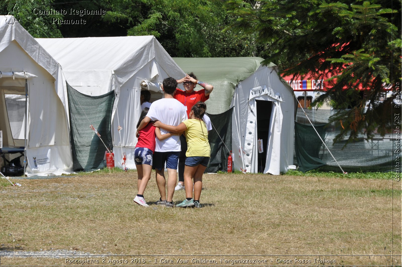 Roccapietra 2 Agosto 2018 - I Care Your Children, l'organizzazione - Croce Rossa Italiana- Comitato Regionale del Piemonte