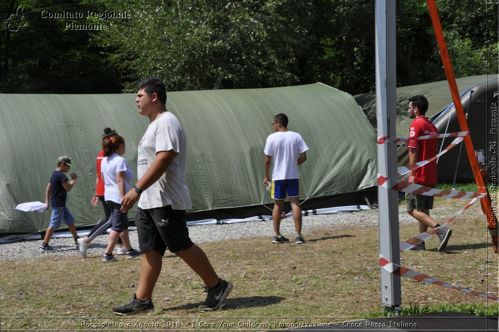 Roccapietra 2 Agosto 2018 - I Care Your Children, l'organizzazione - Croce Rossa Italiana- Comitato Regionale del Piemonte