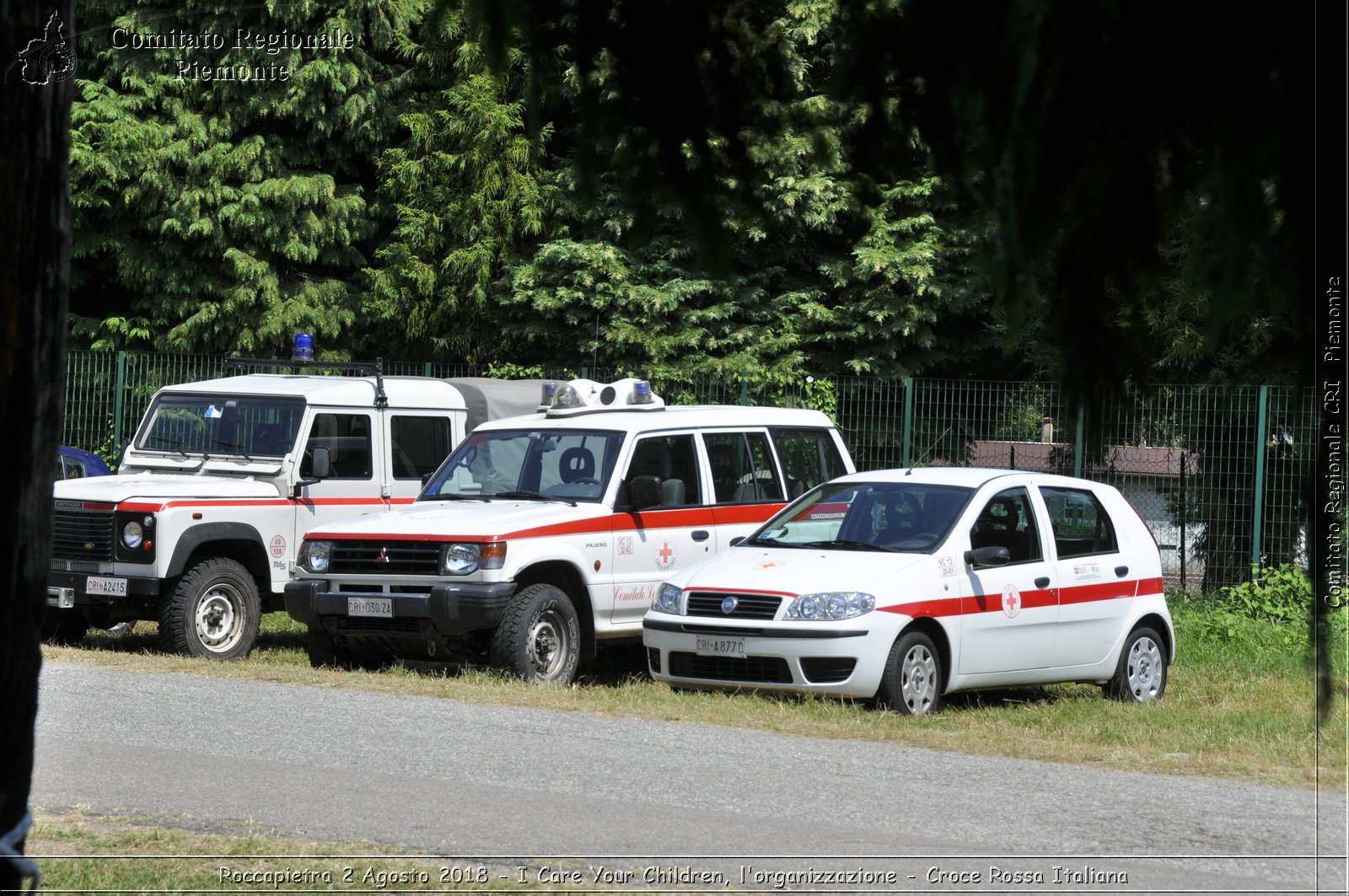 Roccapietra 2 Agosto 2018 - I Care Your Children, l'organizzazione - Croce Rossa Italiana- Comitato Regionale del Piemonte