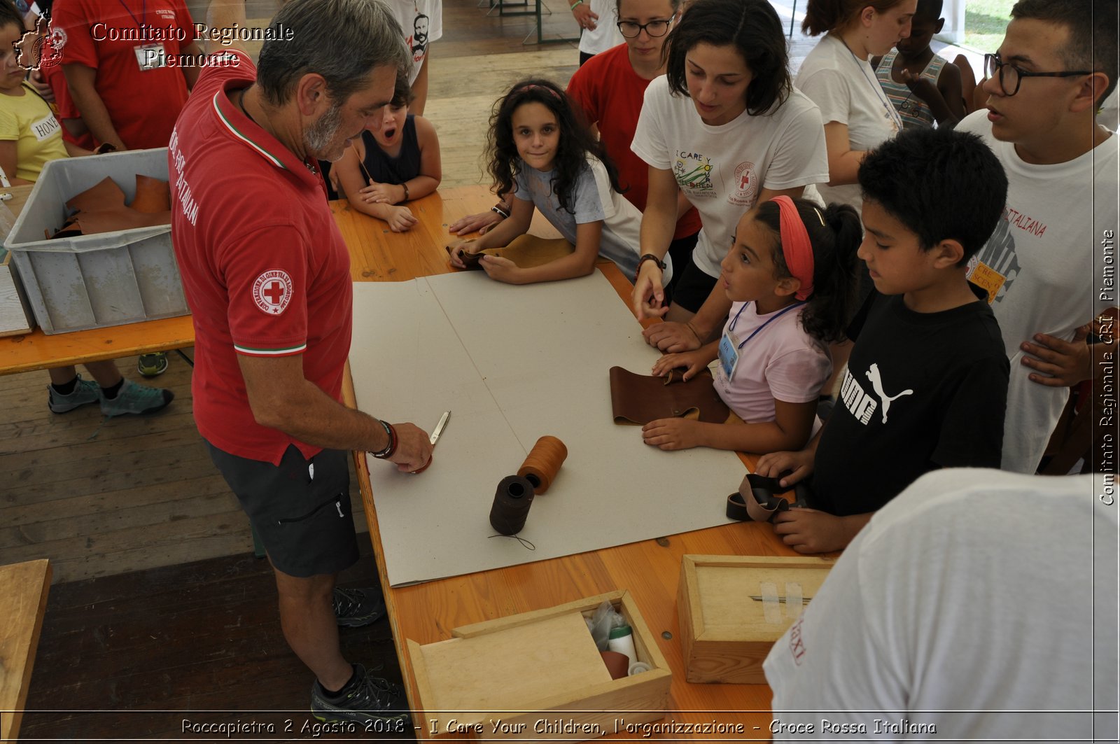 Roccapietra 2 Agosto 2018 - I Care Your Children, l'organizzazione - Croce Rossa Italiana- Comitato Regionale del Piemonte