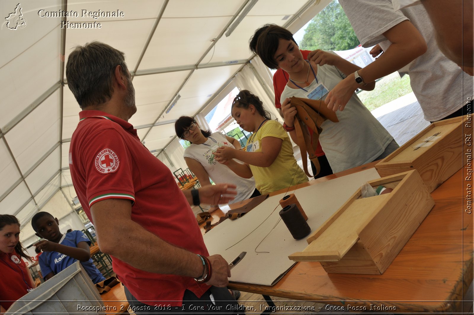 Roccapietra 2 Agosto 2018 - I Care Your Children, l'organizzazione - Croce Rossa Italiana- Comitato Regionale del Piemonte