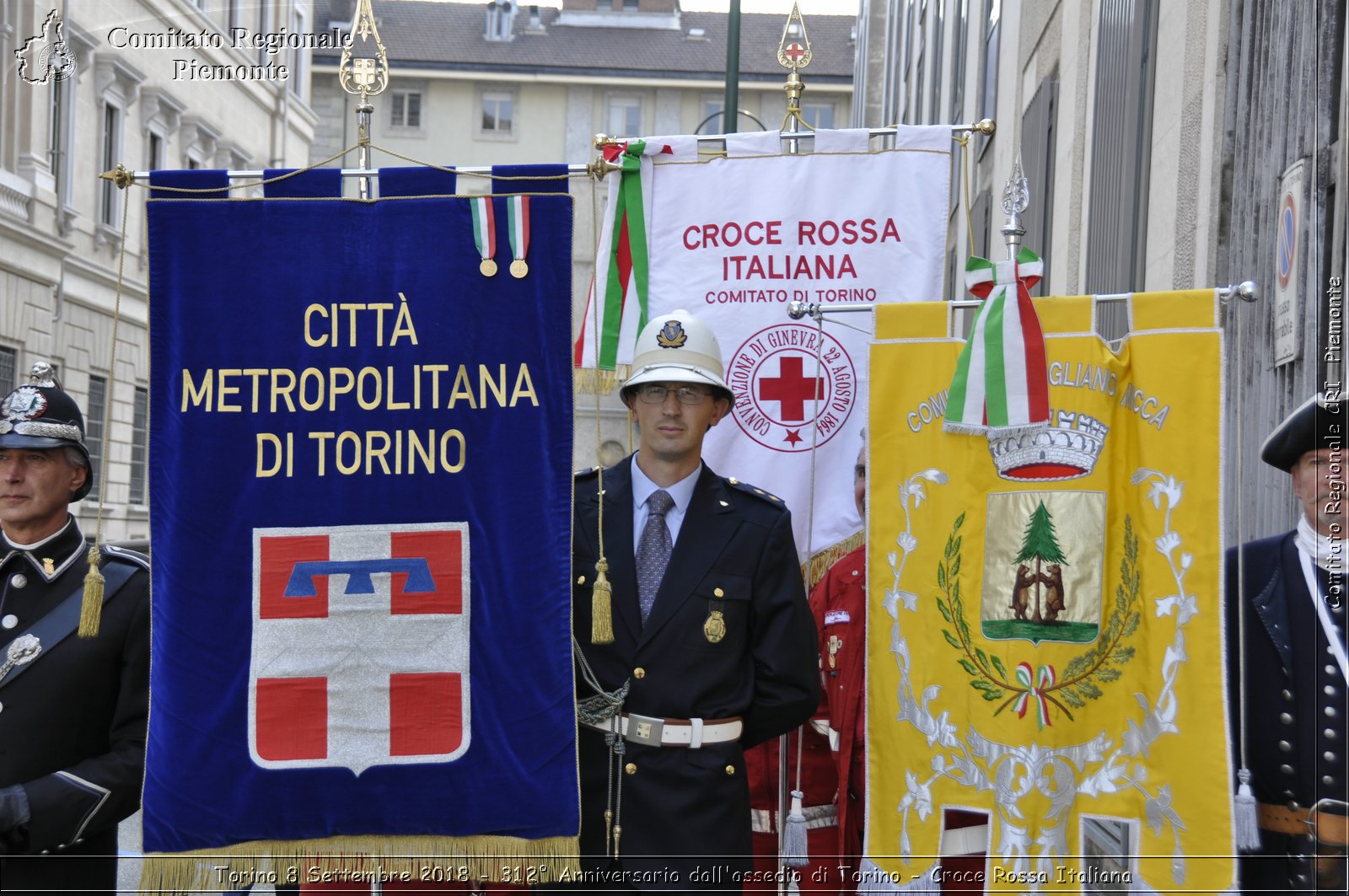 Torino 8 Settembre 2018 - 312 Anniversario dall'assedio di Torino - Croce Rossa Italiana- Comitato Regionale del Piemonte