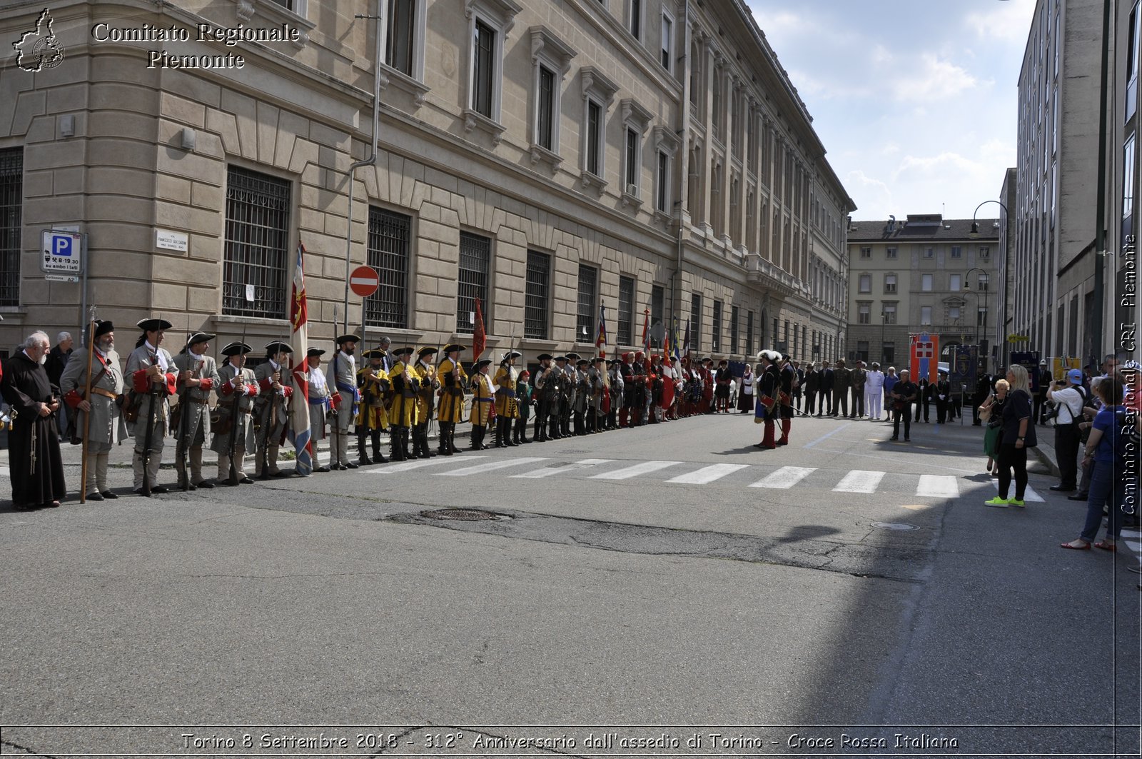 Torino 8 Settembre 2018 - 312 Anniversario dall'assedio di Torino - Croce Rossa Italiana- Comitato Regionale del Piemonte