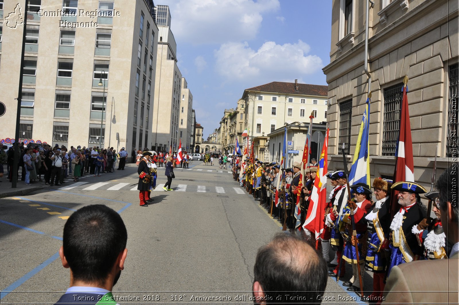 Torino 8 Settembre 2018 - 312 Anniversario dall'assedio di Torino - Croce Rossa Italiana- Comitato Regionale del Piemonte