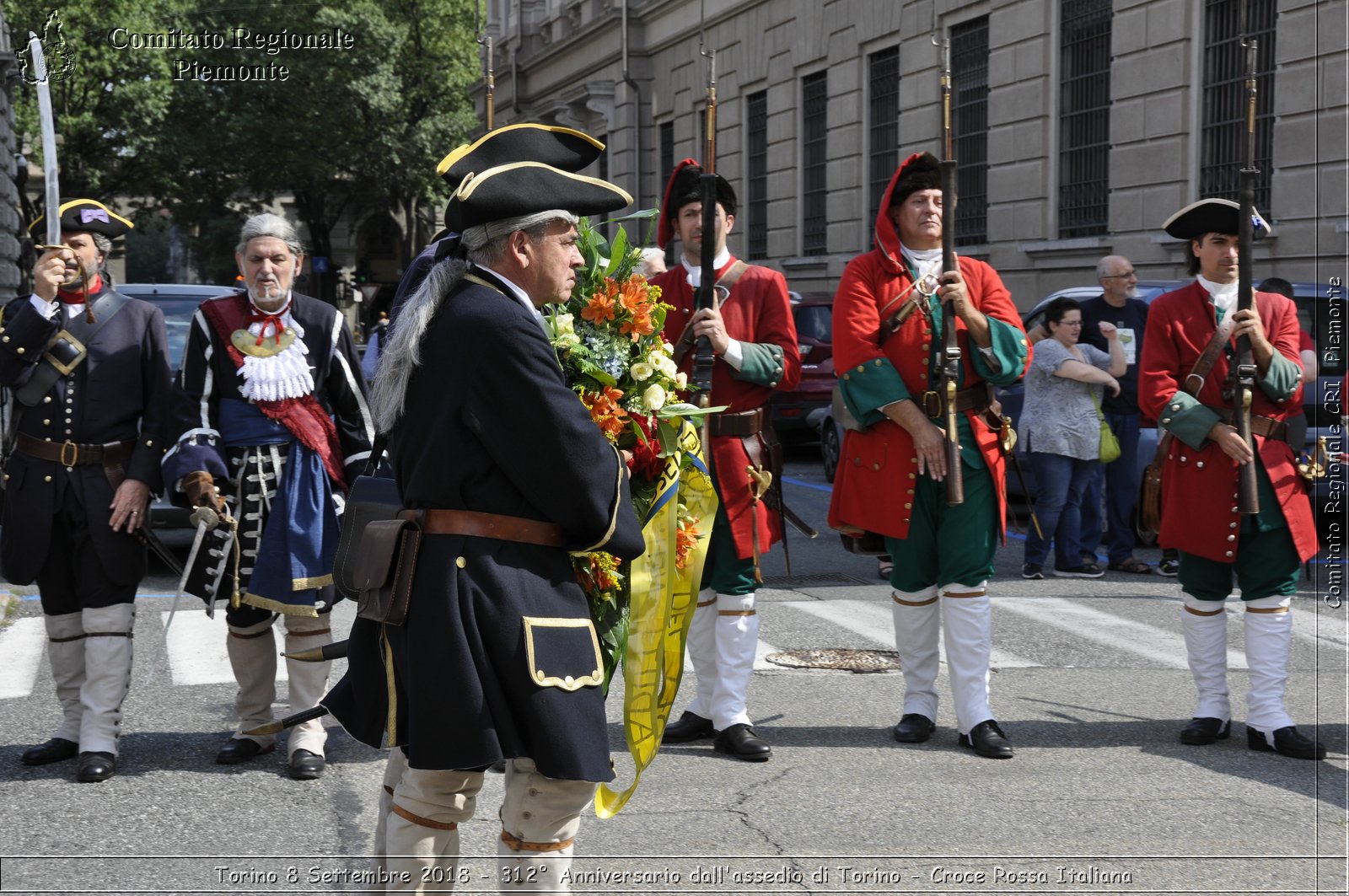 Torino 8 Settembre 2018 - 312 Anniversario dall'assedio di Torino - Croce Rossa Italiana- Comitato Regionale del Piemonte