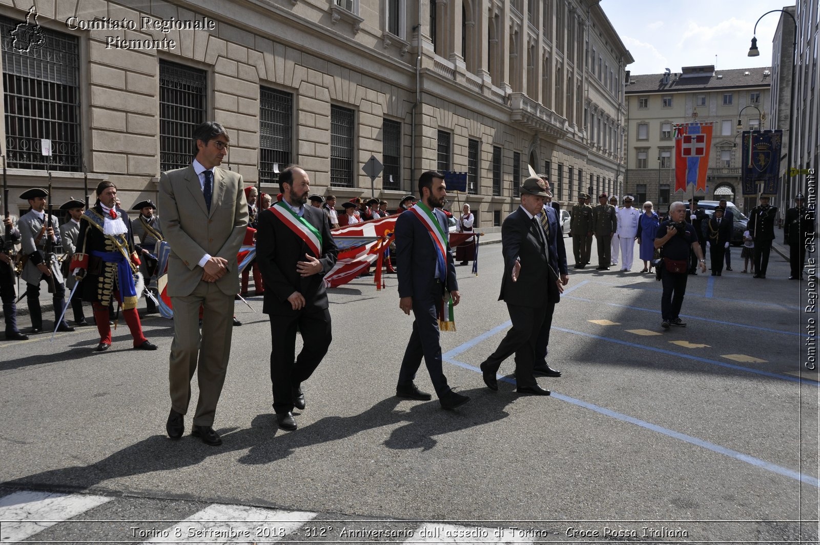 Torino 8 Settembre 2018 - 312 Anniversario dall'assedio di Torino - Croce Rossa Italiana- Comitato Regionale del Piemonte