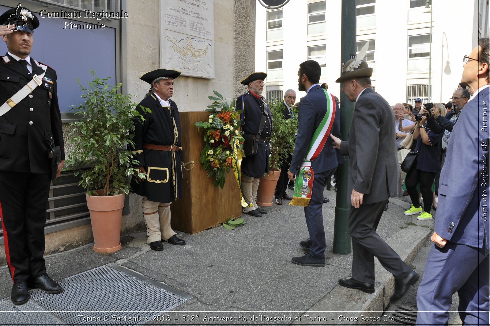 Torino 8 Settembre 2018 - 312 Anniversario dall'assedio di Torino - Croce Rossa Italiana- Comitato Regionale del Piemonte