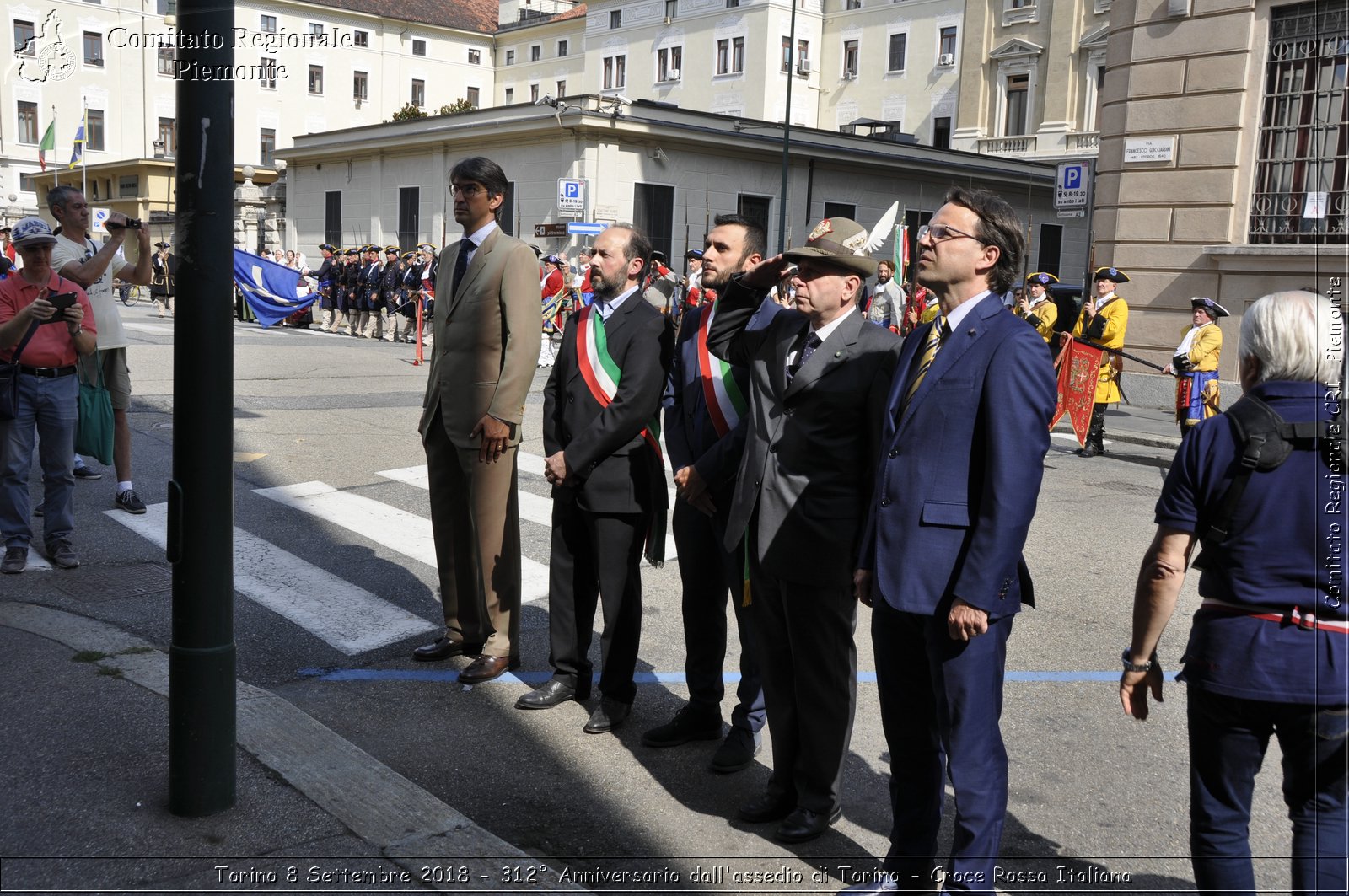 Torino 8 Settembre 2018 - 312 Anniversario dall'assedio di Torino - Croce Rossa Italiana- Comitato Regionale del Piemonte