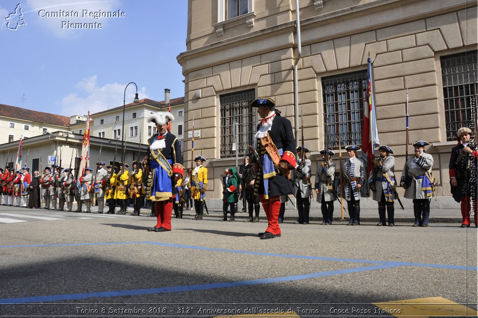 Torino 8 Settembre 2018 - 312 Anniversario dall'assedio di Torino - Croce Rossa Italiana- Comitato Regionale del Piemonte