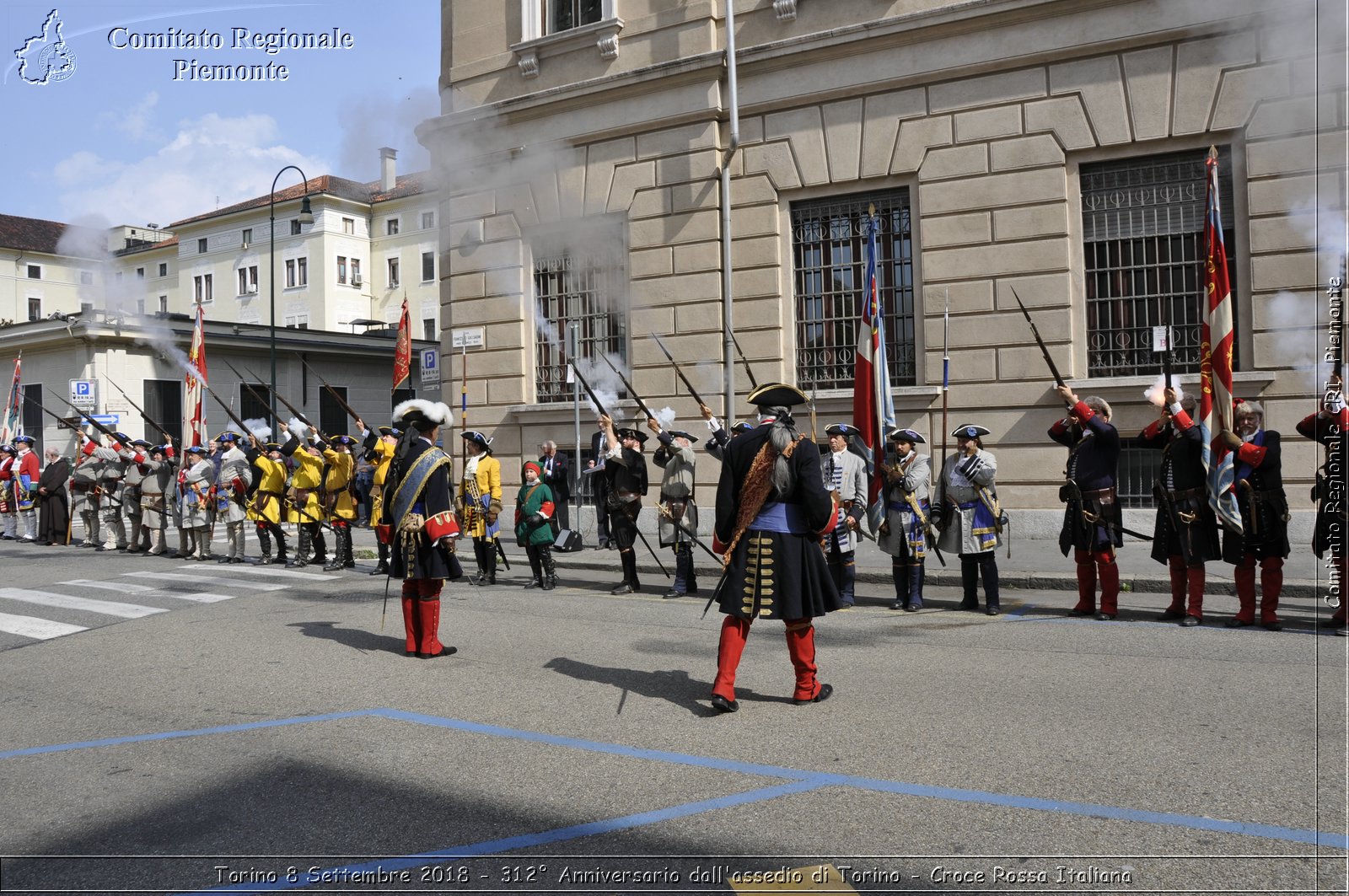 Torino 8 Settembre 2018 - 312 Anniversario dall'assedio di Torino - Croce Rossa Italiana- Comitato Regionale del Piemonte