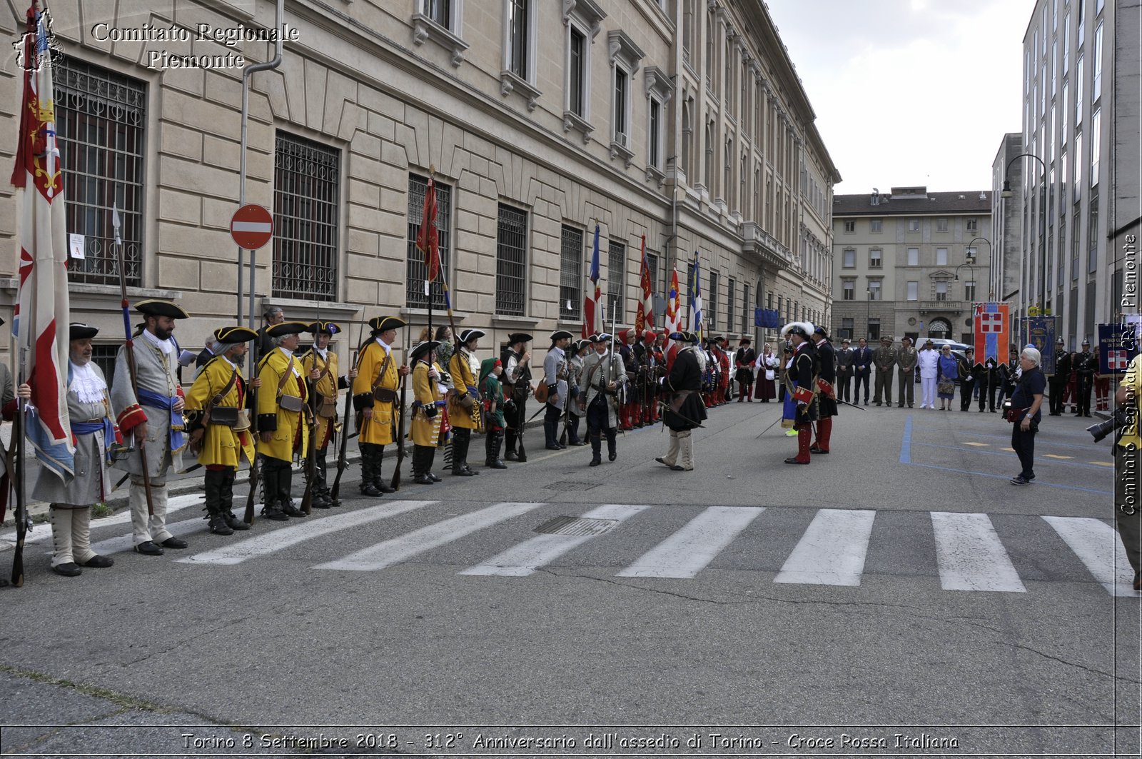 Torino 8 Settembre 2018 - 312 Anniversario dall'assedio di Torino - Croce Rossa Italiana- Comitato Regionale del Piemonte