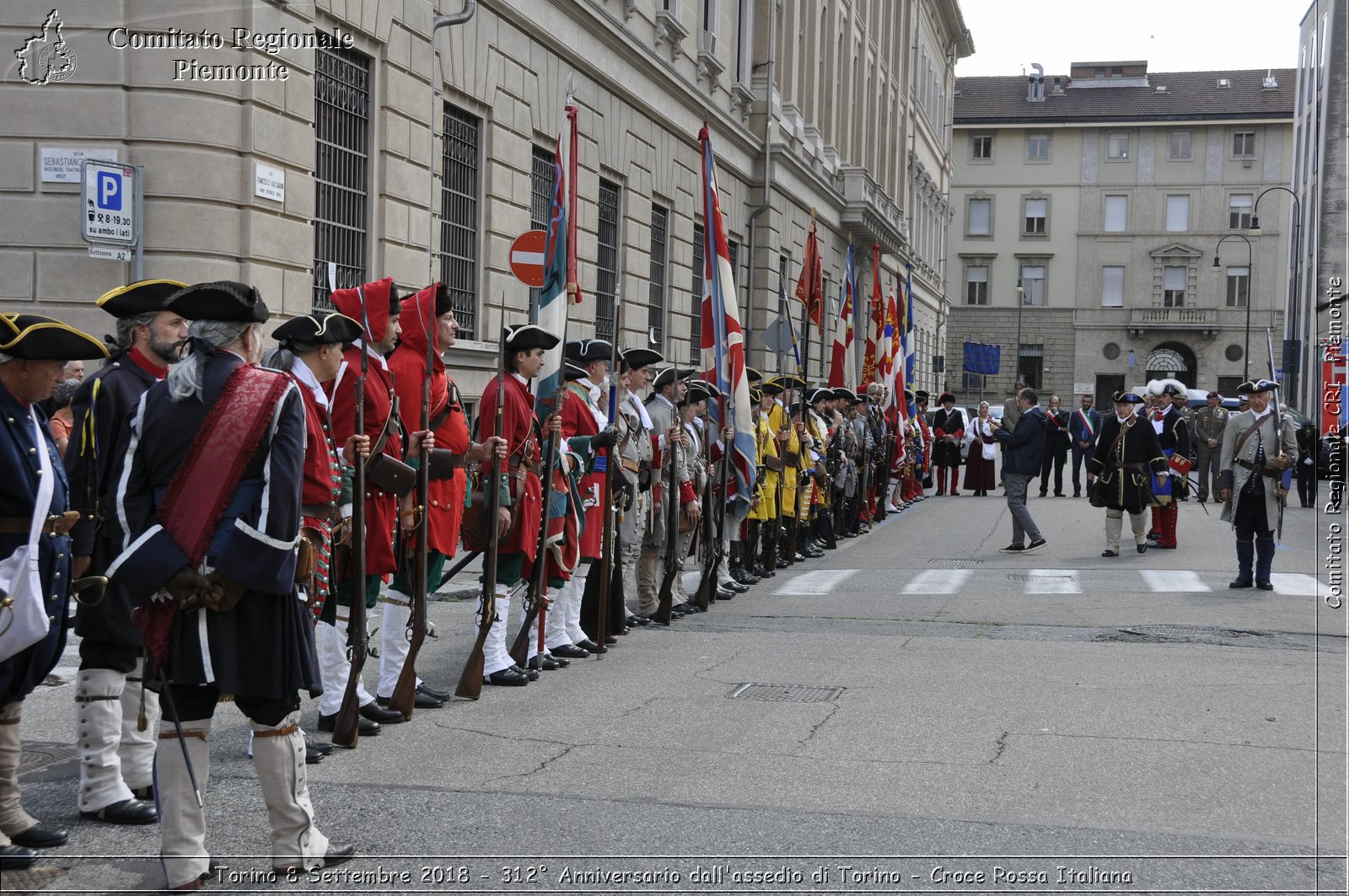 Torino 8 Settembre 2018 - 312 Anniversario dall'assedio di Torino - Croce Rossa Italiana- Comitato Regionale del Piemonte