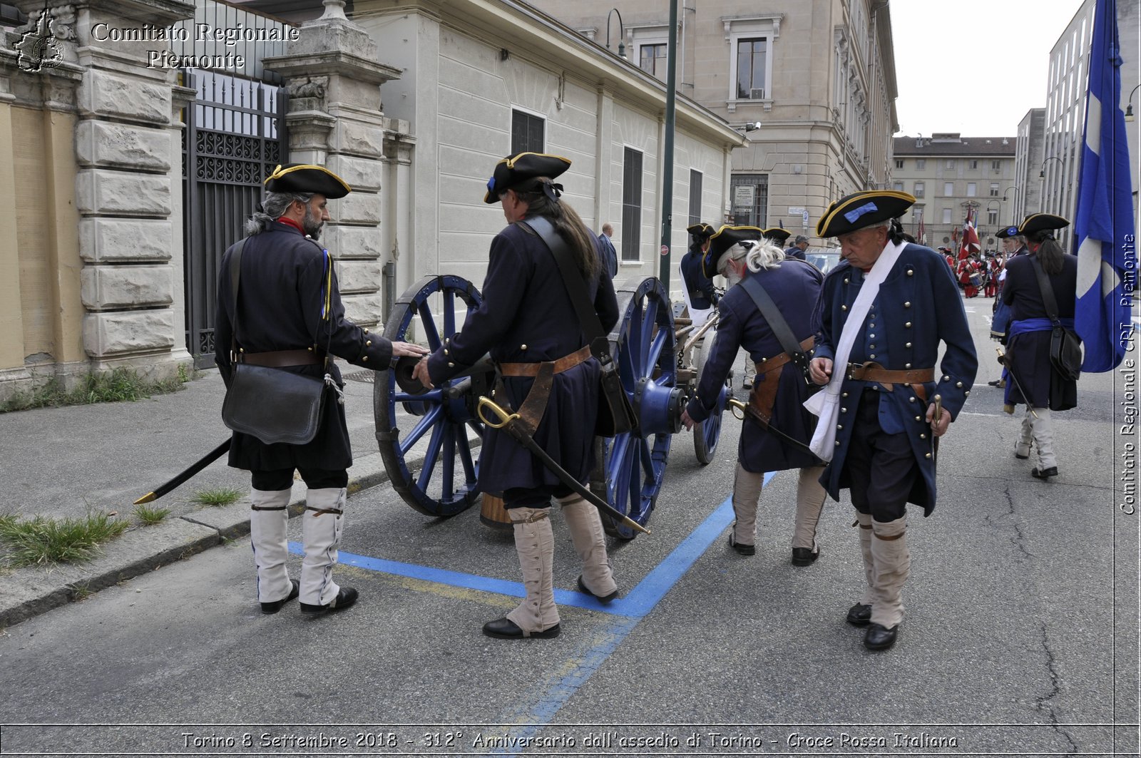 Torino 8 Settembre 2018 - 312 Anniversario dall'assedio di Torino - Croce Rossa Italiana- Comitato Regionale del Piemonte