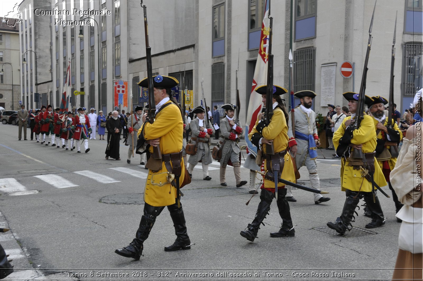 Torino 8 Settembre 2018 - 312 Anniversario dall'assedio di Torino - Croce Rossa Italiana- Comitato Regionale del Piemonte