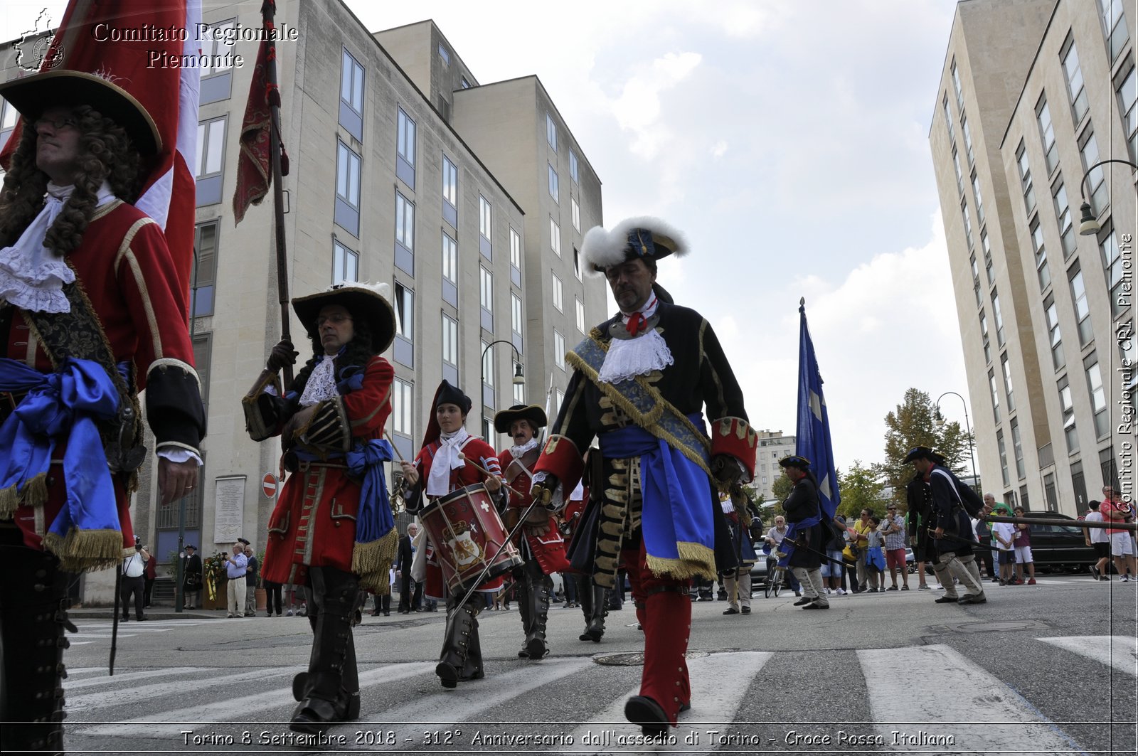 Torino 8 Settembre 2018 - 312 Anniversario dall'assedio di Torino - Croce Rossa Italiana- Comitato Regionale del Piemonte