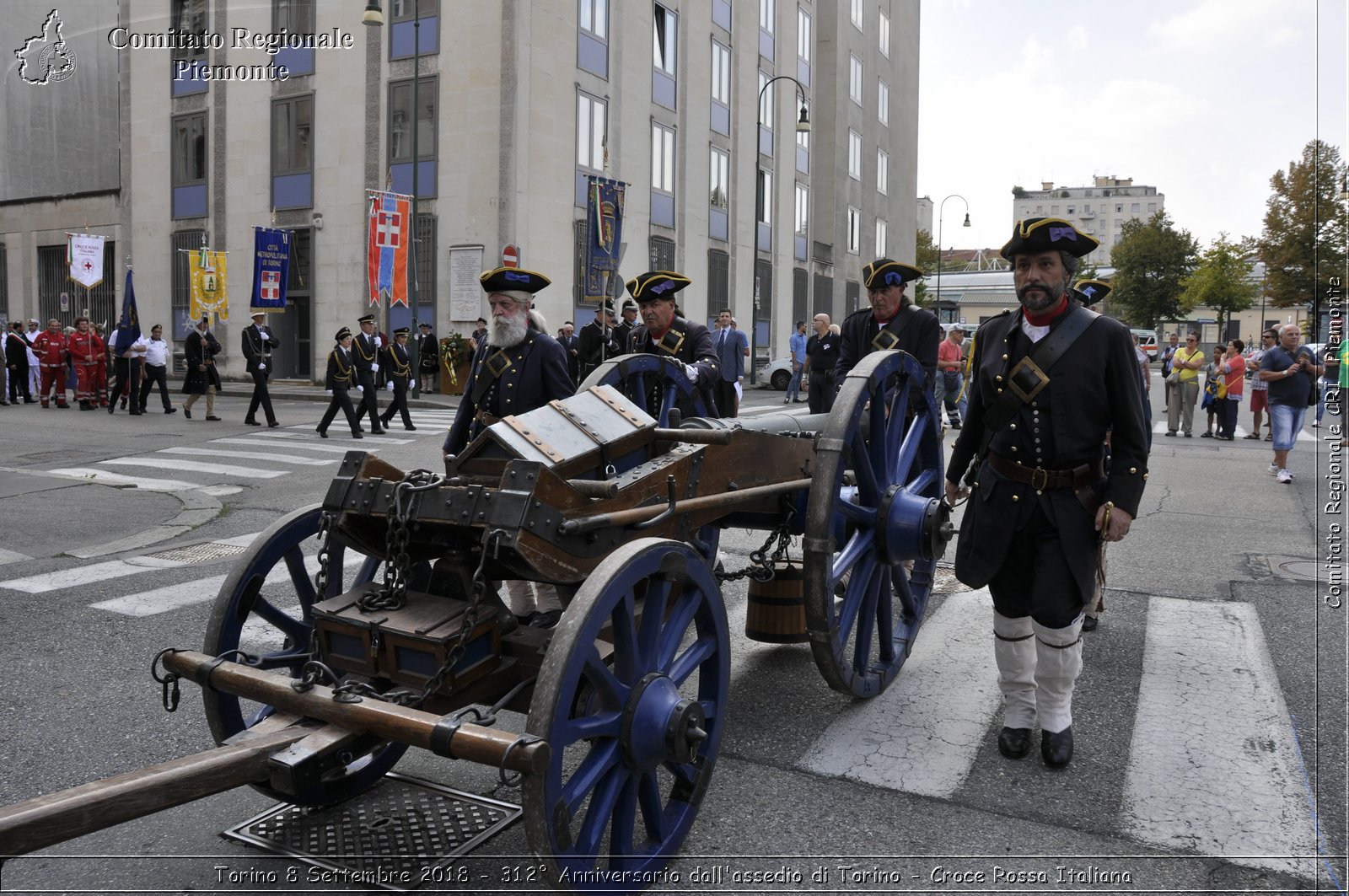 Torino 8 Settembre 2018 - 312 Anniversario dall'assedio di Torino - Croce Rossa Italiana- Comitato Regionale del Piemonte