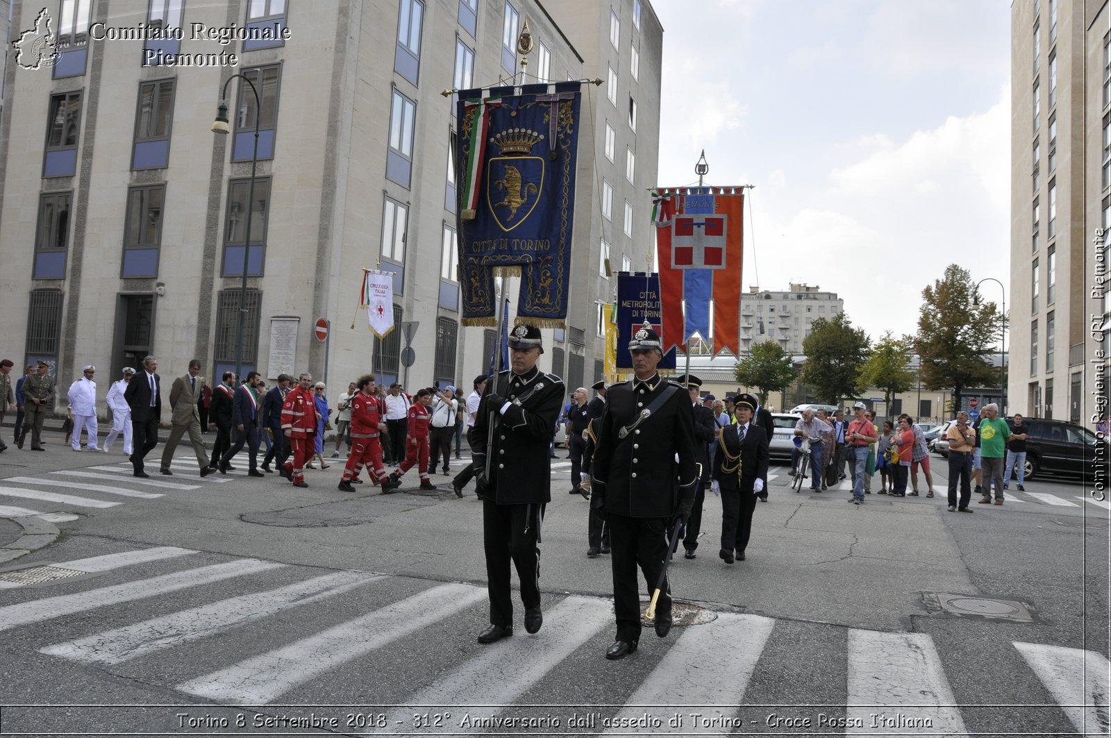 Torino 8 Settembre 2018 - 312 Anniversario dall'assedio di Torino - Croce Rossa Italiana- Comitato Regionale del Piemonte