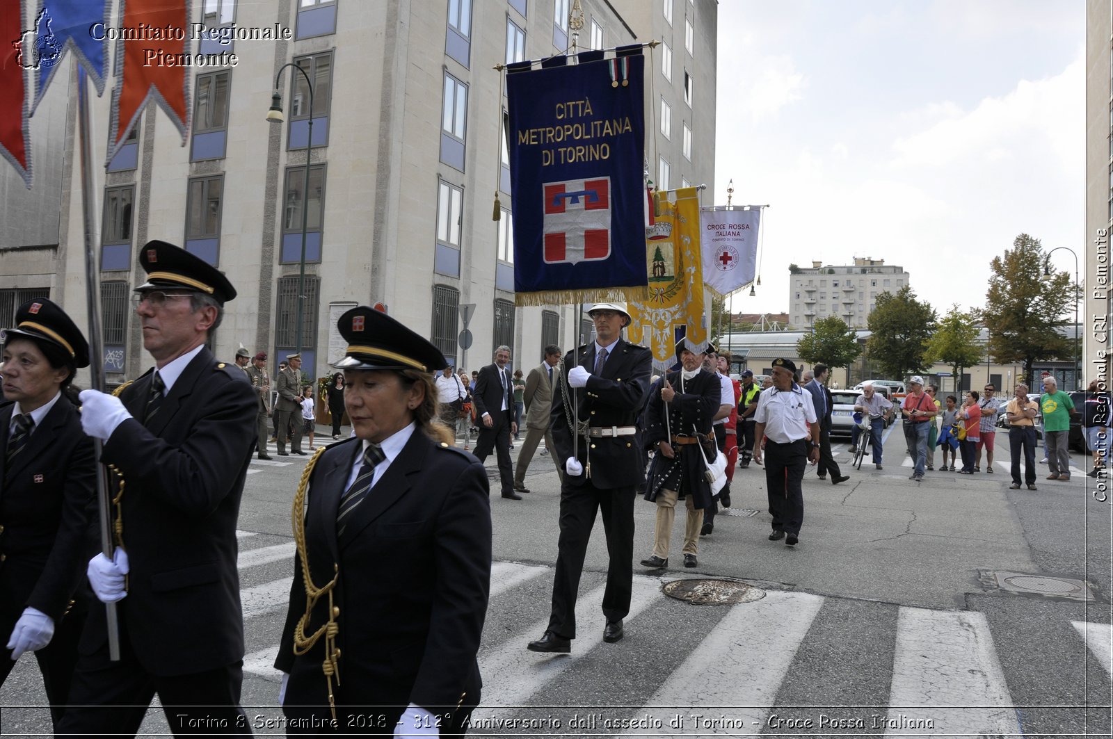 Torino 8 Settembre 2018 - 312 Anniversario dall'assedio di Torino - Croce Rossa Italiana- Comitato Regionale del Piemonte