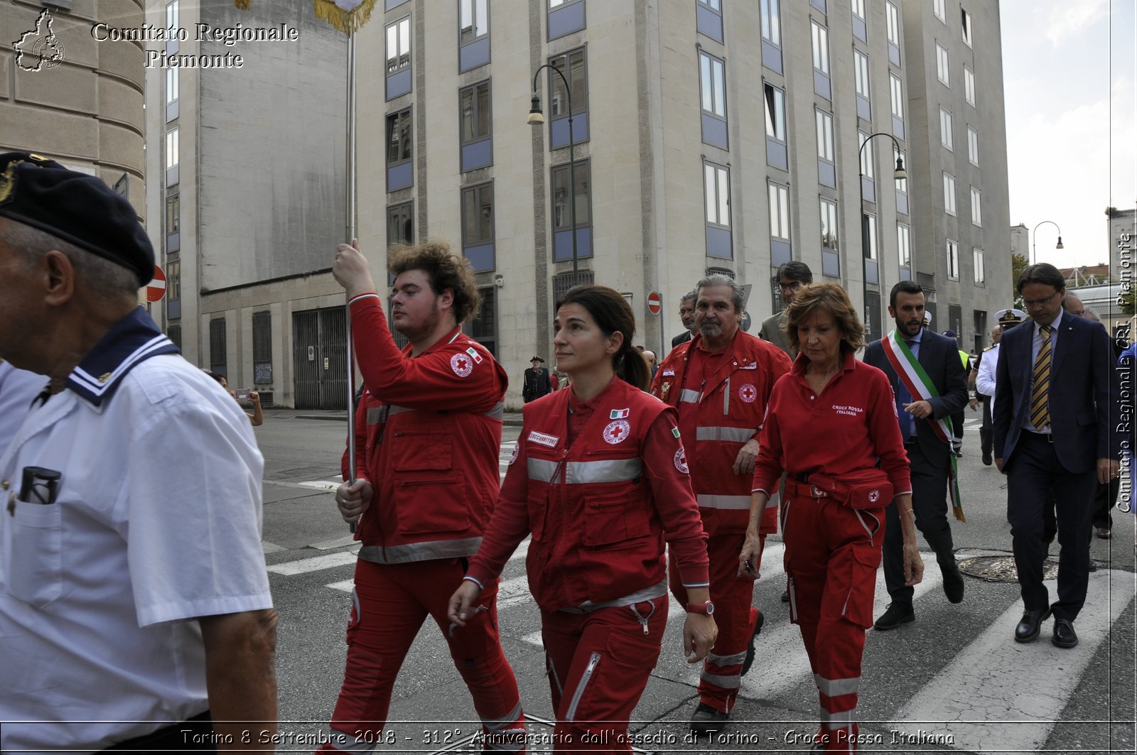 Torino 8 Settembre 2018 - 312 Anniversario dall'assedio di Torino - Croce Rossa Italiana- Comitato Regionale del Piemonte